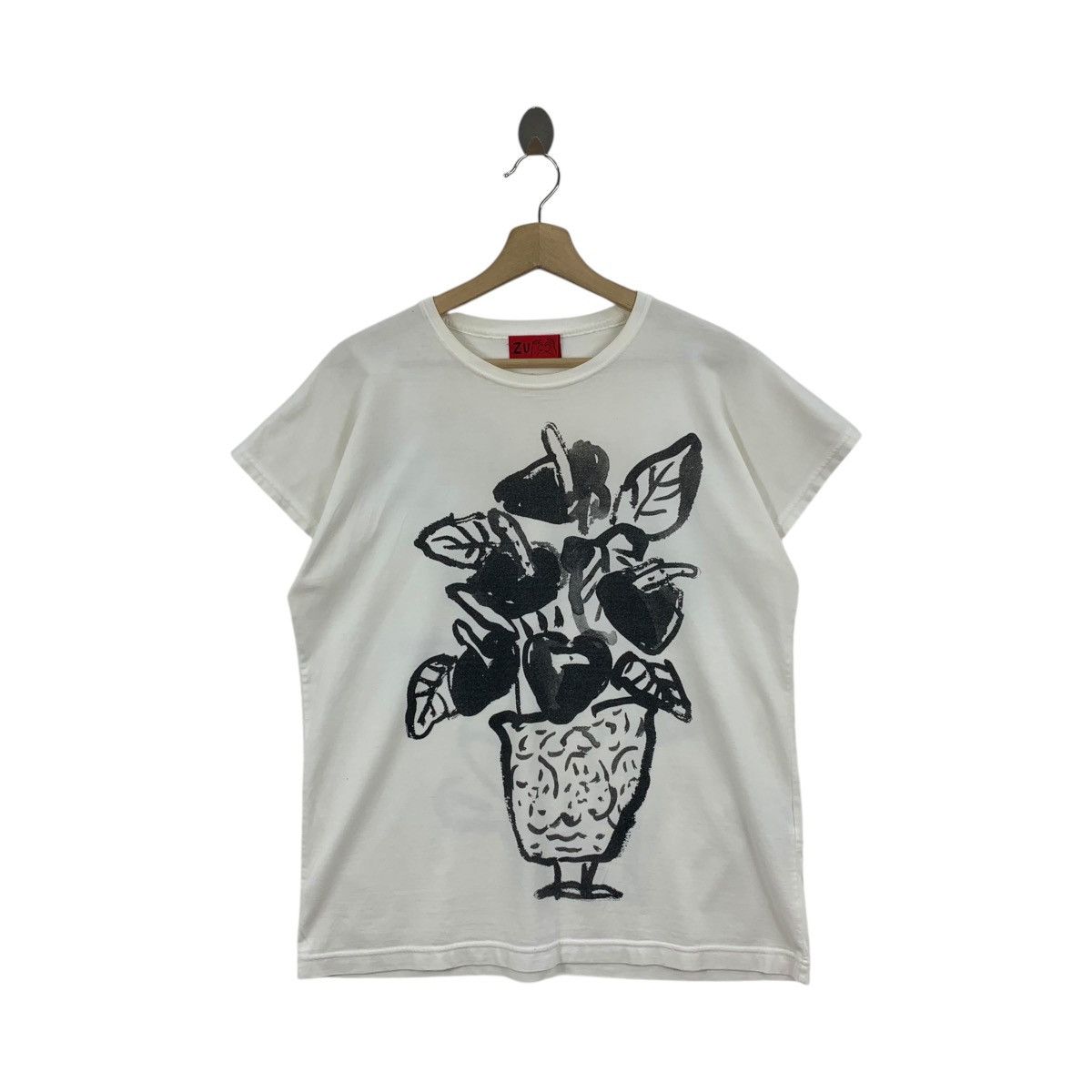 Japanese Brand × Zucca ZUCCA flower art printed womens tee Size M / US 6-8 / IT 42-44 - 1 Thumbnail