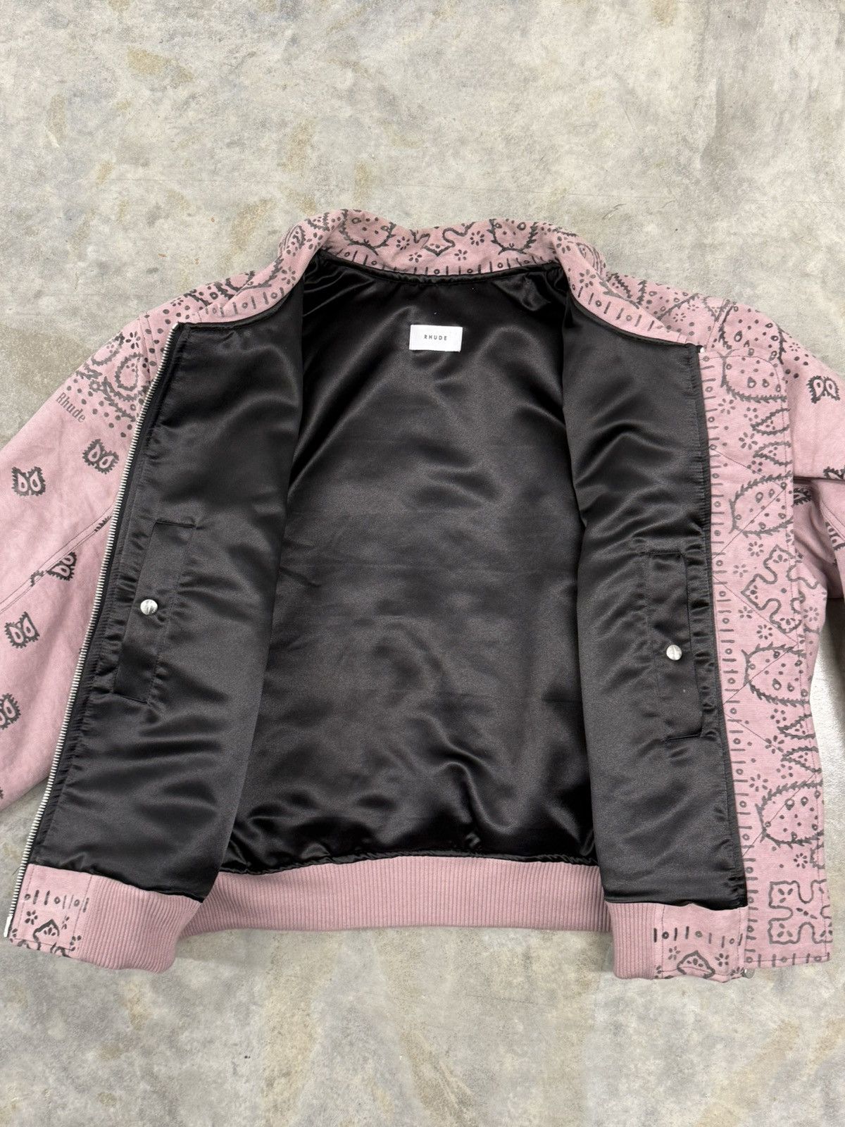Rhude Rhude Paisley Bandana Bomber Jacket Size US XL / EU 56 / 4 - 3 Thumbnail