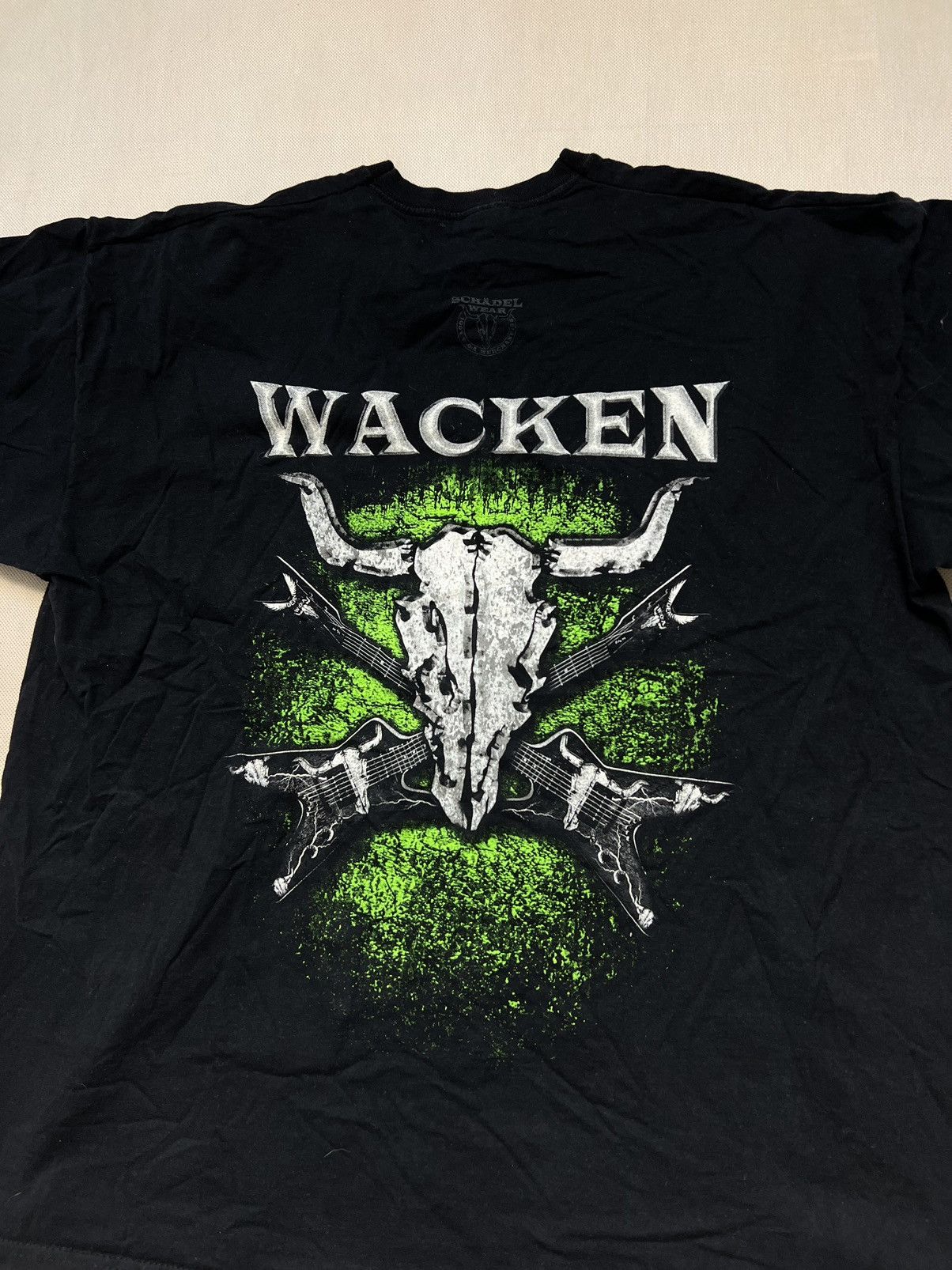 Band Tees × Vintage Tshirt Wacken Metal vintage tees black Size US XL / EU 56 / 4 - 3 Thumbnail