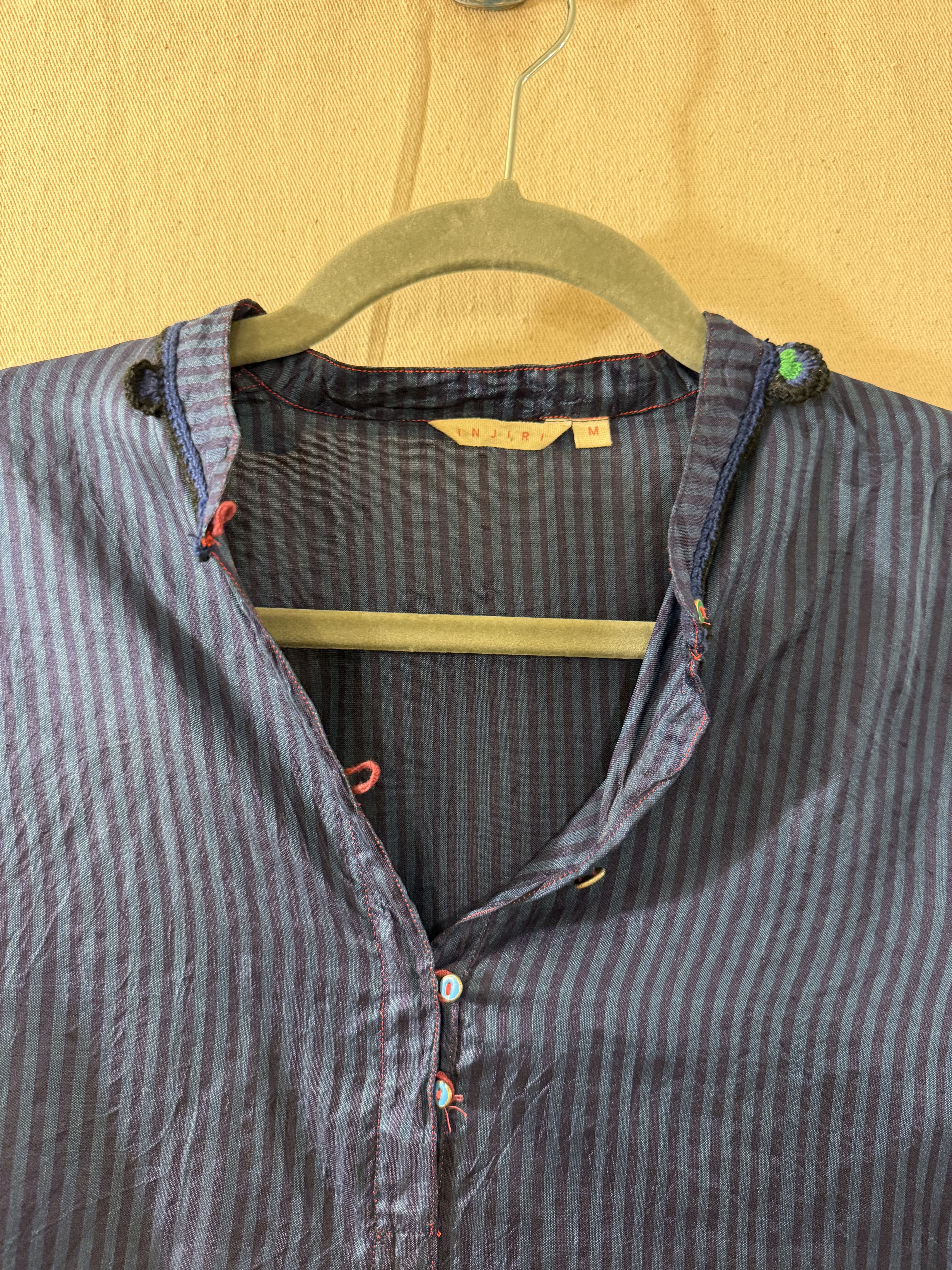 Other Injiri handwoven striped gathered top Size M / US 6-8 / IT 42-44 - 3 Thumbnail