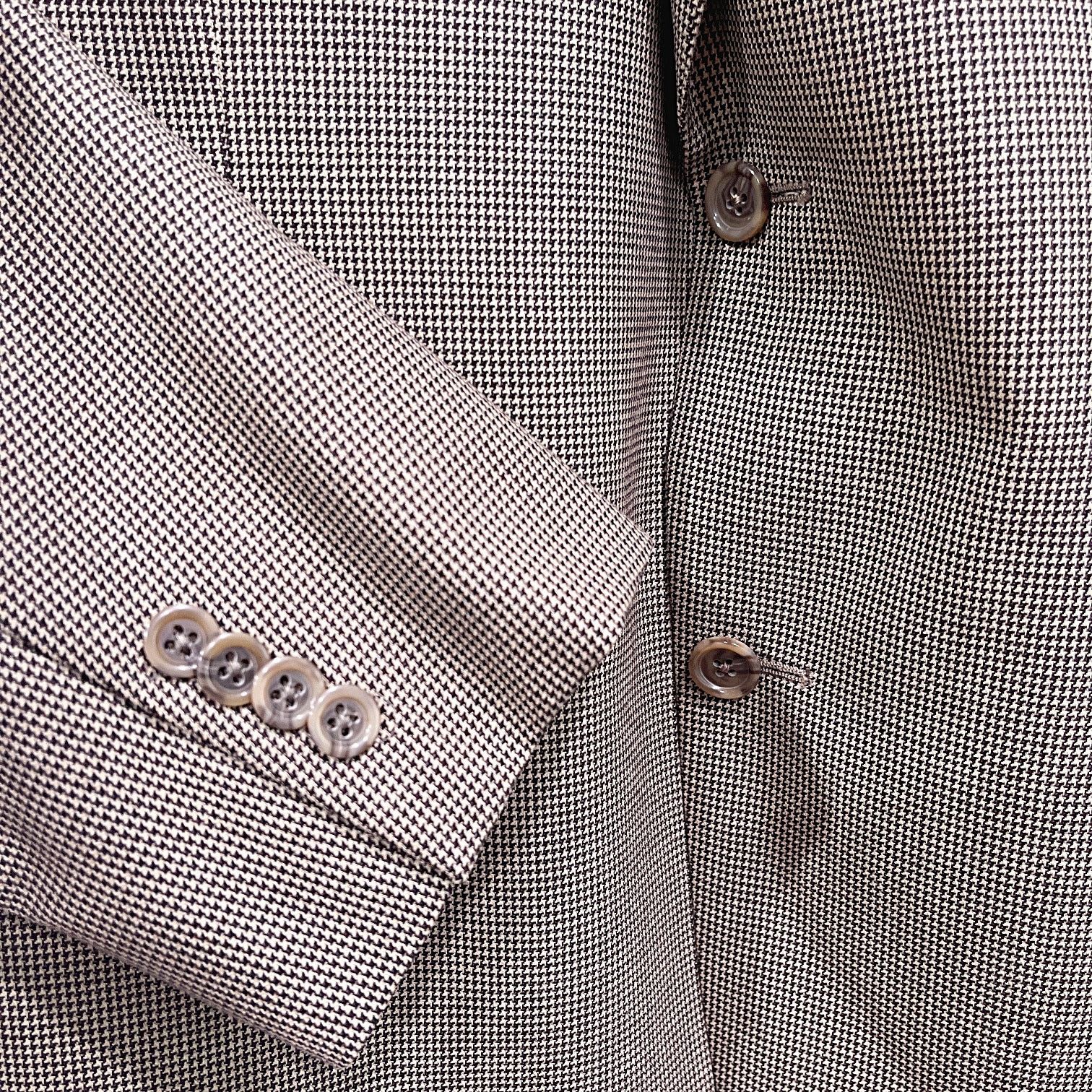Cremieux Loro Piana Italy Cremieux Collection Houndstooth Sport Coat Size 42R - 3 Thumbnail