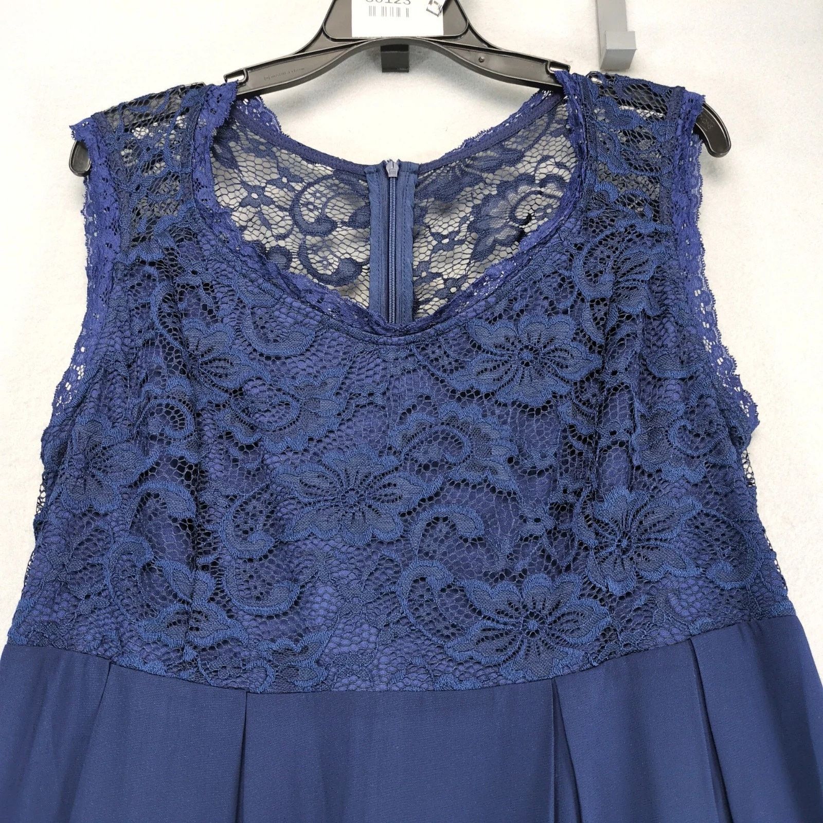 Other UK Emerald Sundae Navy Lace Bodice Chiffon Maxi Dress 3XL Size 3XL / US 20-22 - 4 Thumbnail