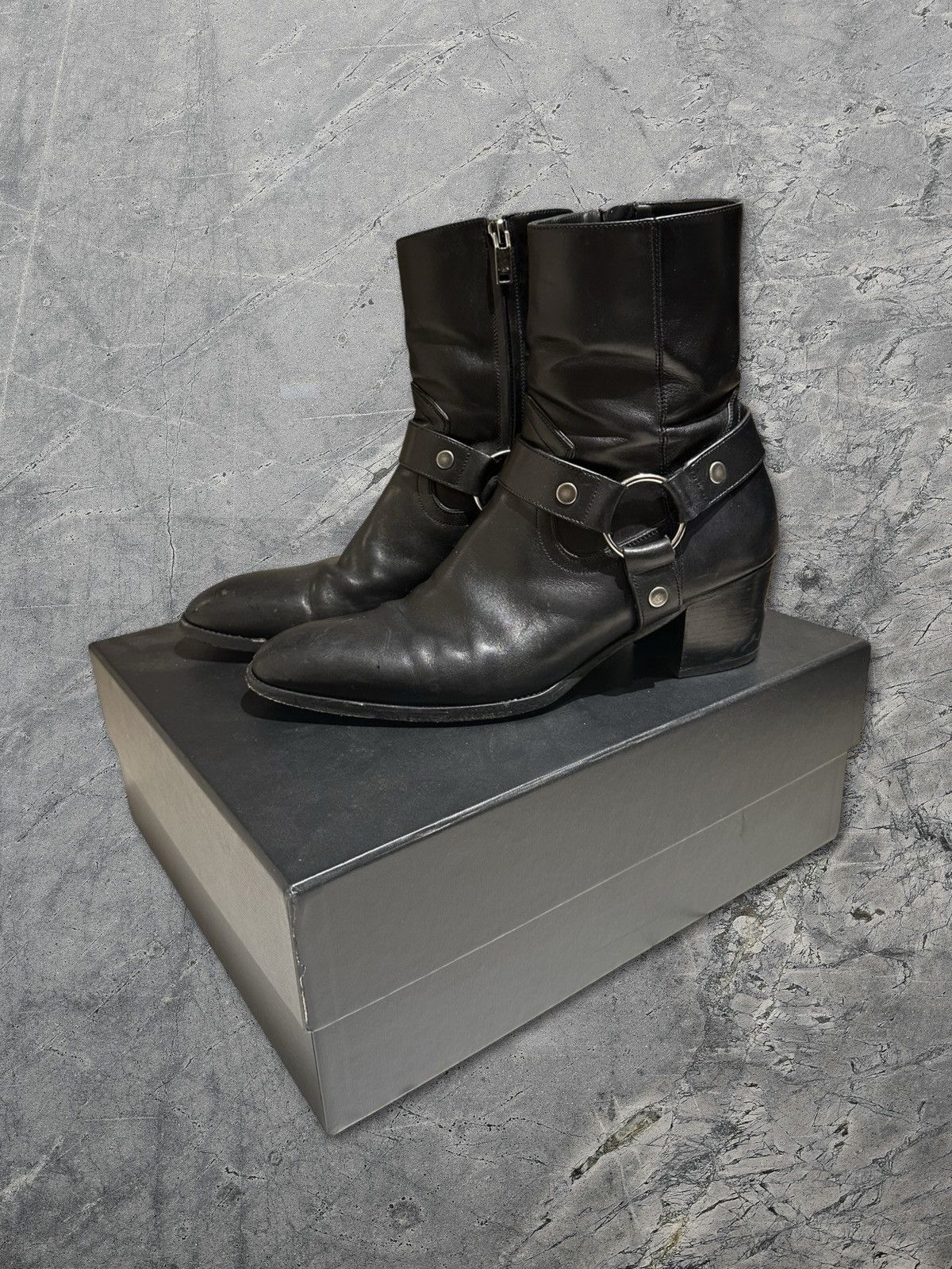 Hedi Slimane × Saint Laurent Paris FW16 60MM Harness Wyatt Size US 9 / EU 42 - 2 Thumbnail
