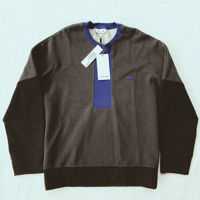 Designer × Lacoste Lacoste Cambouis / Algue paquebot - R Sh7604 Crewneck Jumper Size US M / EU 48-50 / 2 - 1 Thumbnail