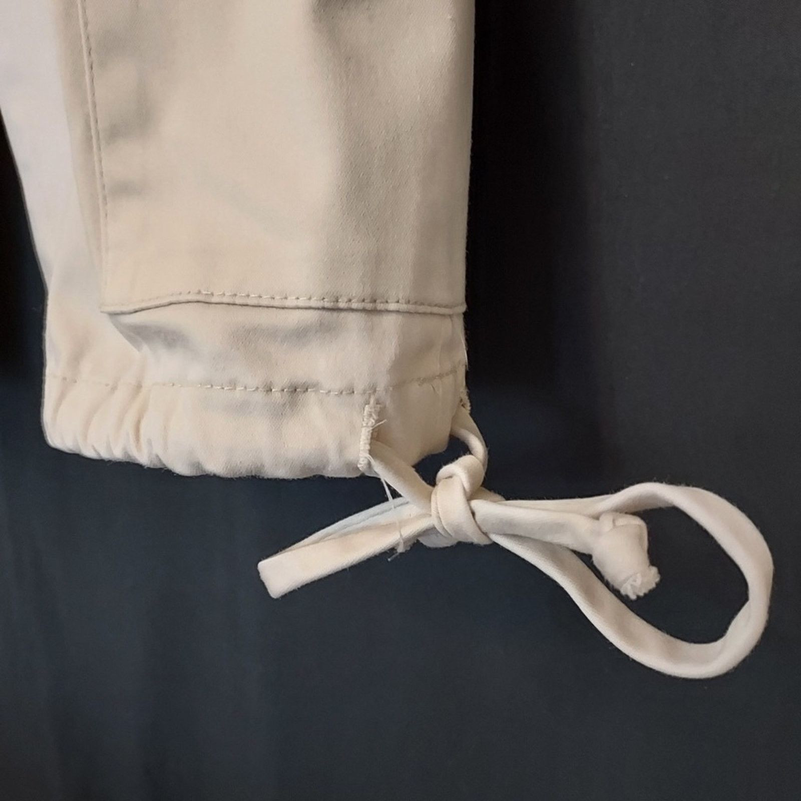 Willi Smith Willi Smith Stretch Cotton Blend Khaki Cargo Capri Pants Size 32" / US 10 / IT 46 - 7 Thumbnail