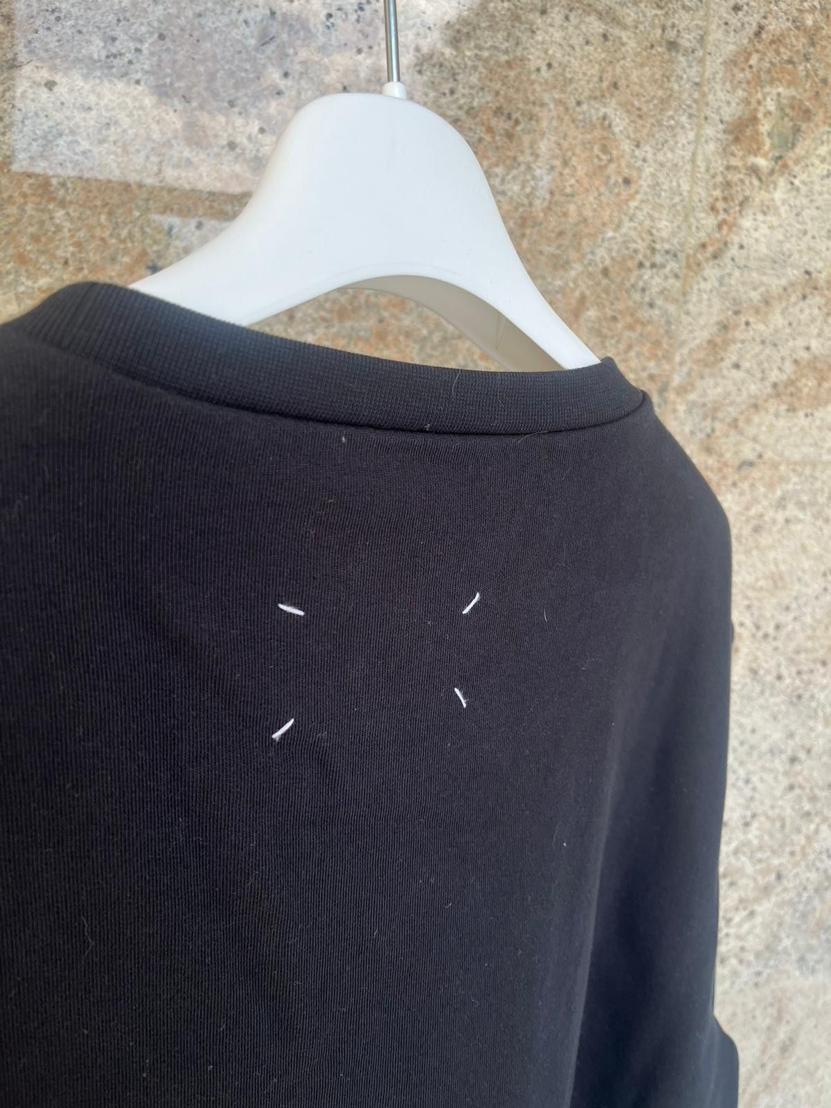Maison Margiela Box Logo Crewneck Sweater in Black Size US L / EU 52-54 / 3 - 15 Thumbnail