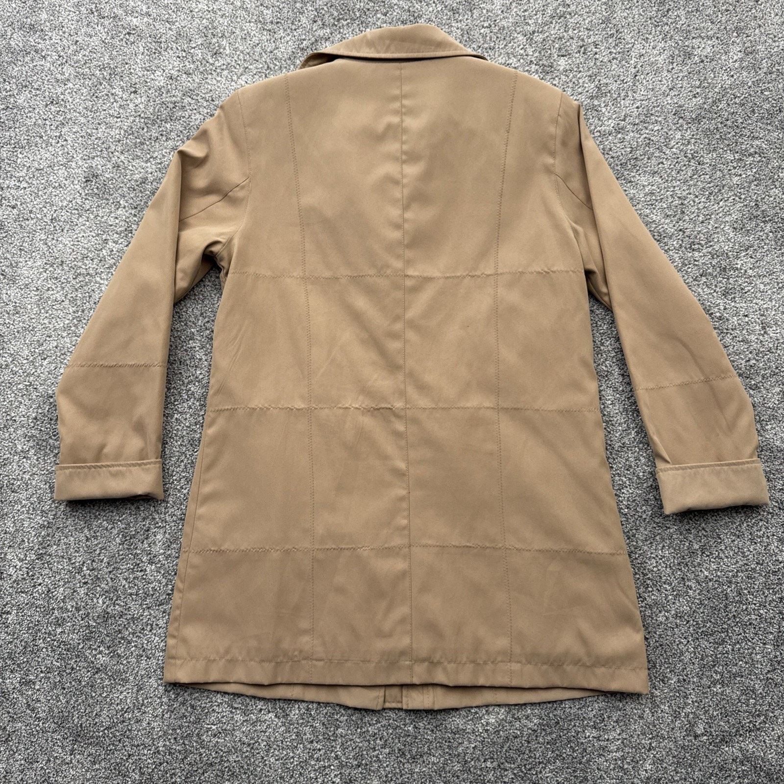 Other Vintage 90s Trench Coat Women Small Office Light Academia Size S / US 4 / IT 40 - 13 Thumbnail