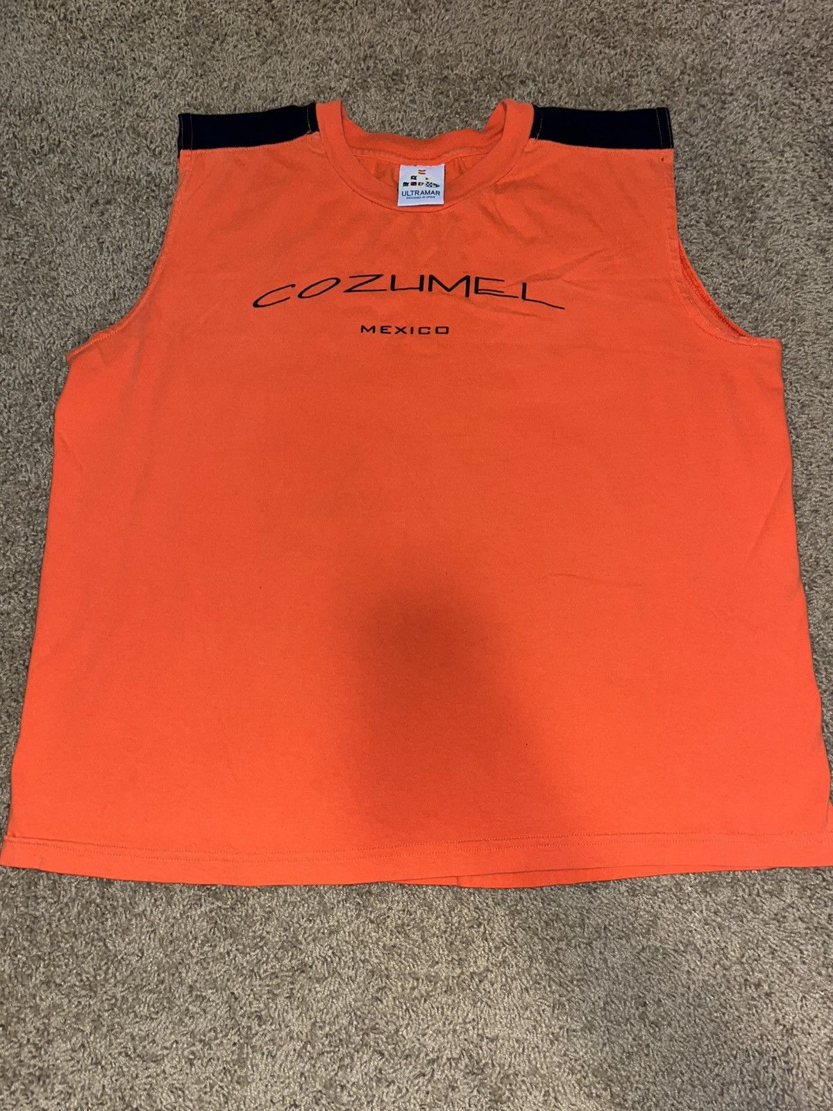 Vintage Orange Mexico’s tank top Size US M / EU 48-50 / 2 - 1 Thumbnail