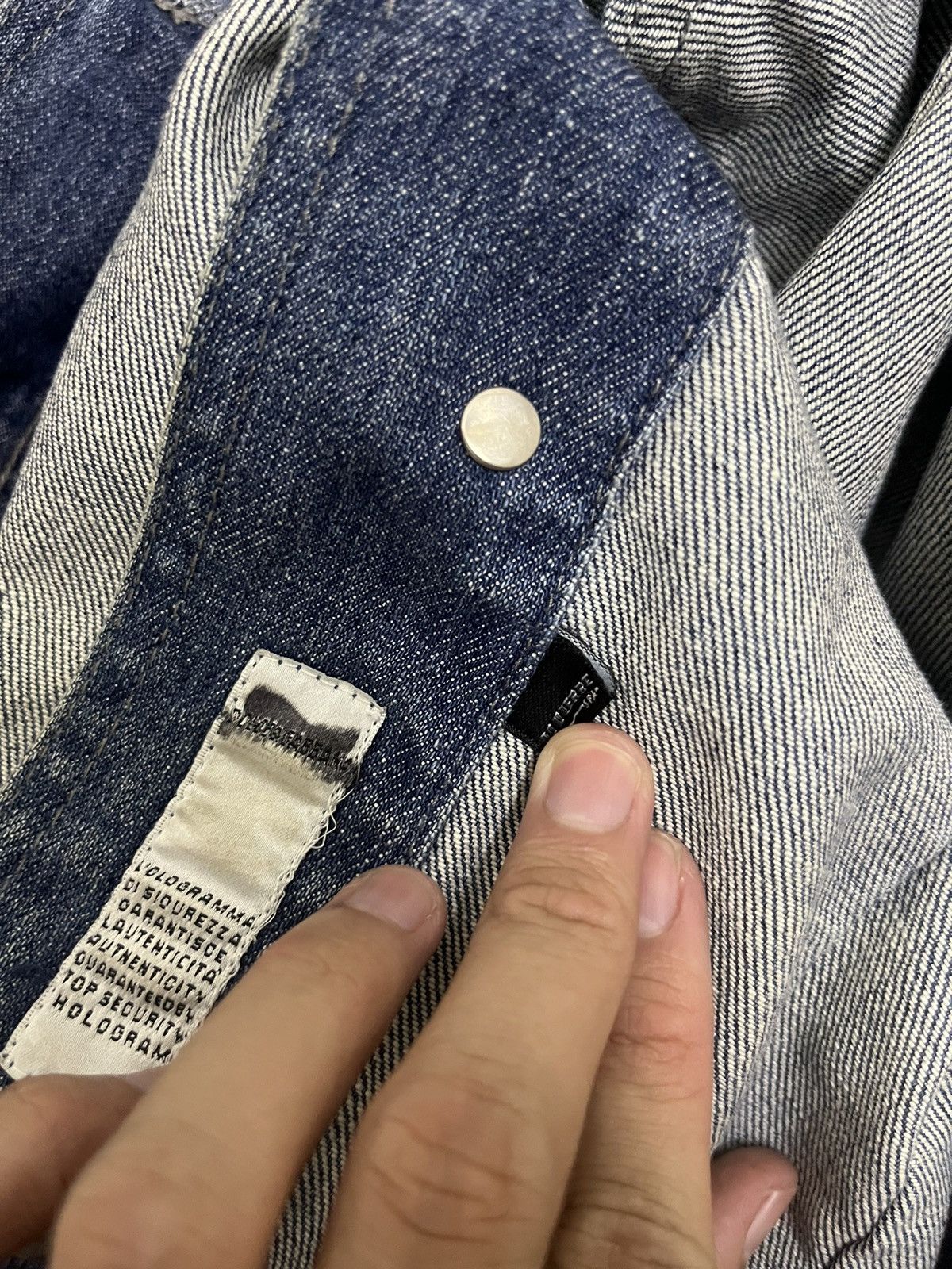 Dolce & Gabbana AW04 Dolce&Gabbana Reconstructed Denim Jacket Size US L / EU 52-54 / 3 - 8 Thumbnail