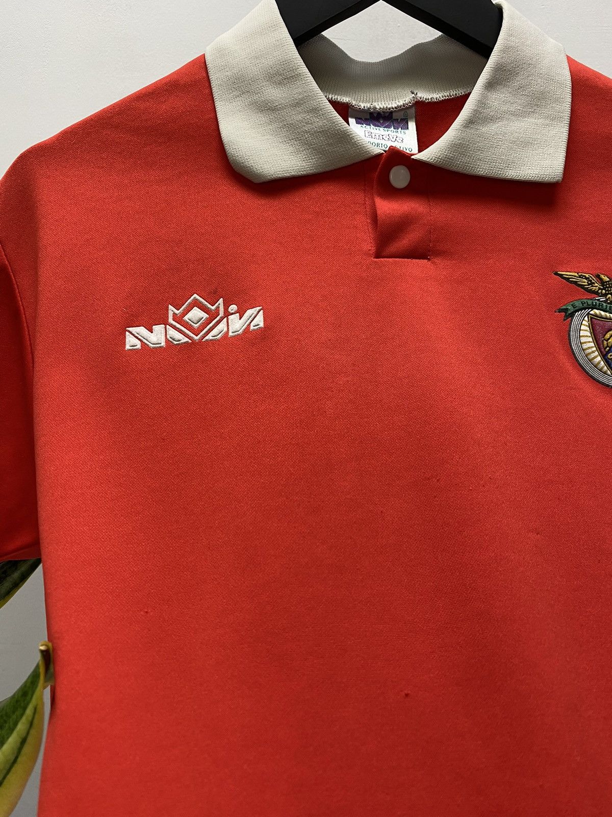 Vintage Vintage #8 Benfica Soccer Jersey Football Shirt Rare M Size US M / EU 48-50 / 2 - 10 Thumbnail