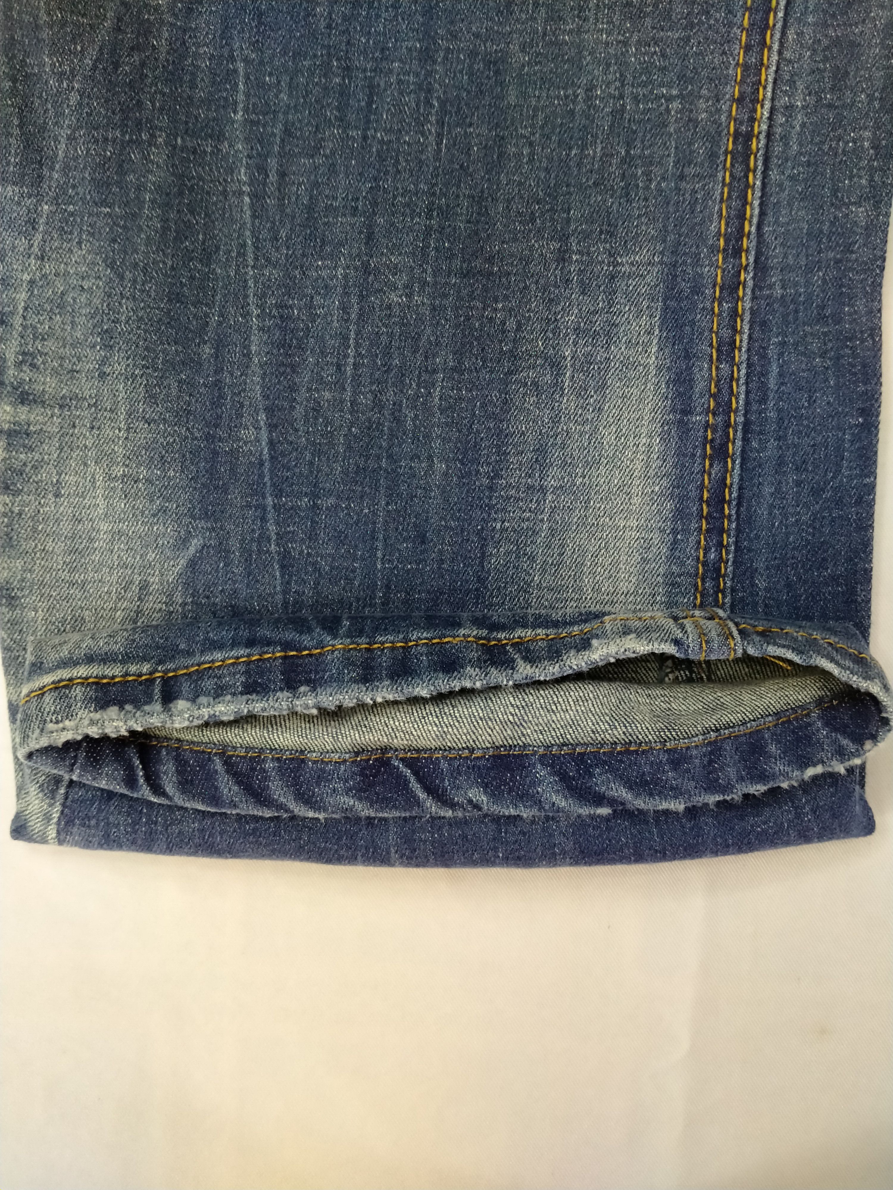 Japanese Brand Rocawear Stretchable Distressed Denim 39x32 -JN060 Size US 39 - 15 Thumbnail