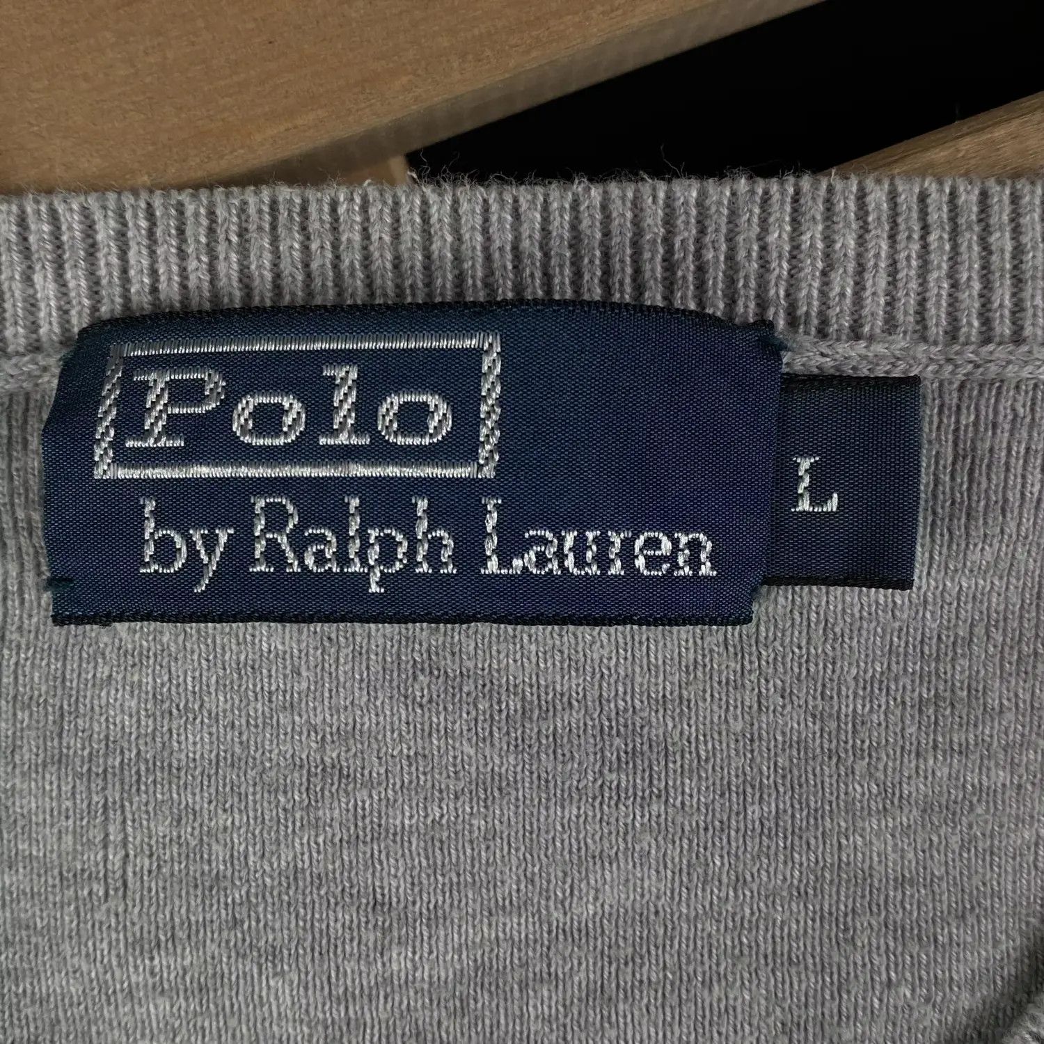 Polo Ralph Lauren Mens Jumper V Neck Polo Ralph Lauren Vintage Size L Size US L / EU 52-54 / 3 - 4 Thumbnail