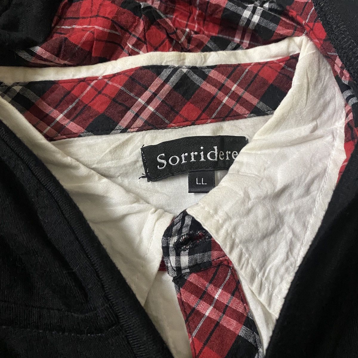 If Six Was Nine 2000's Sorridere Gothic Double Layer Hoodie L/S Size US M / EU 48-50 / 2 - 9 Thumbnail