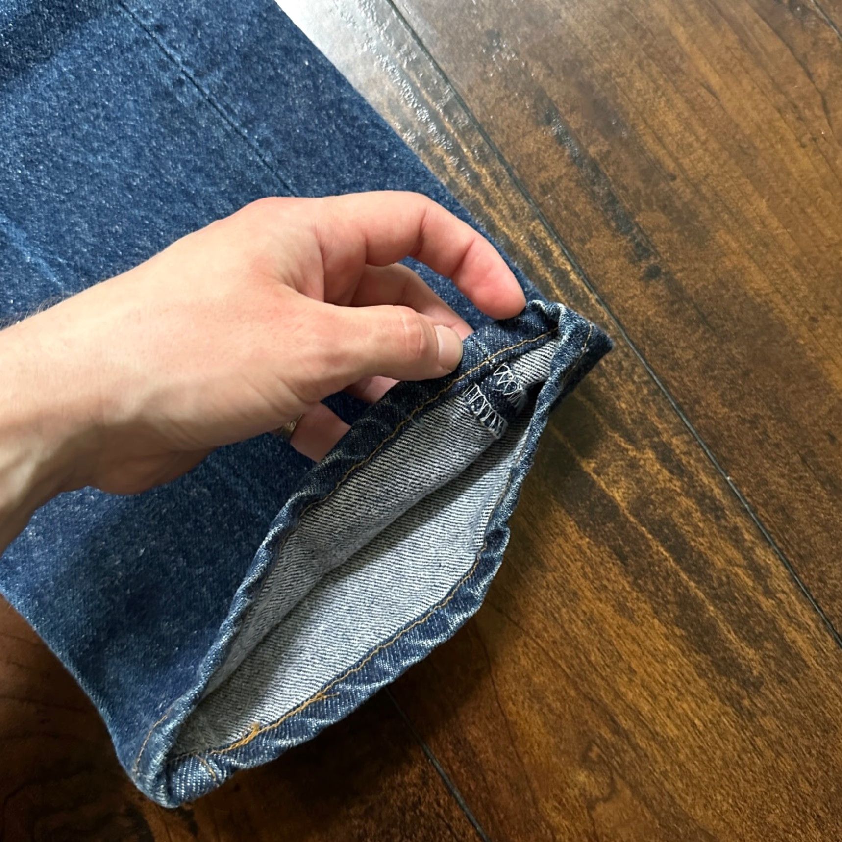 Levi's VINTAGE Levi's 501 Jeans Button Fly 33x36 USA Tag Blue Straight 90s Mens Pants Regular Jeans Size US 33 - 4 Thumbnail
