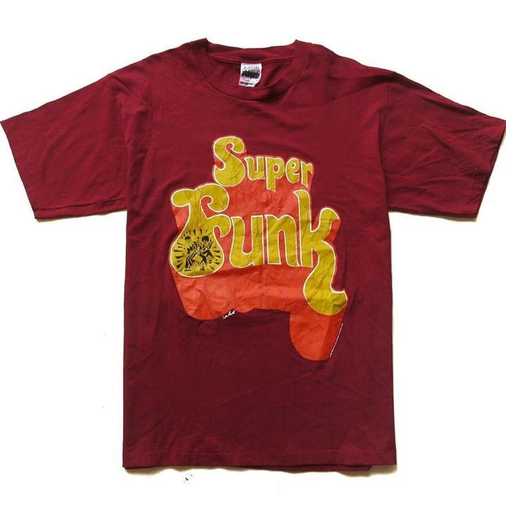 Hysteric Glamour × Vintage Vintage MOTOWN Disco Funk Northern Soul Maroon Tee shirt Size US M / EU 48-50 / 2 - 1 Thumbnail