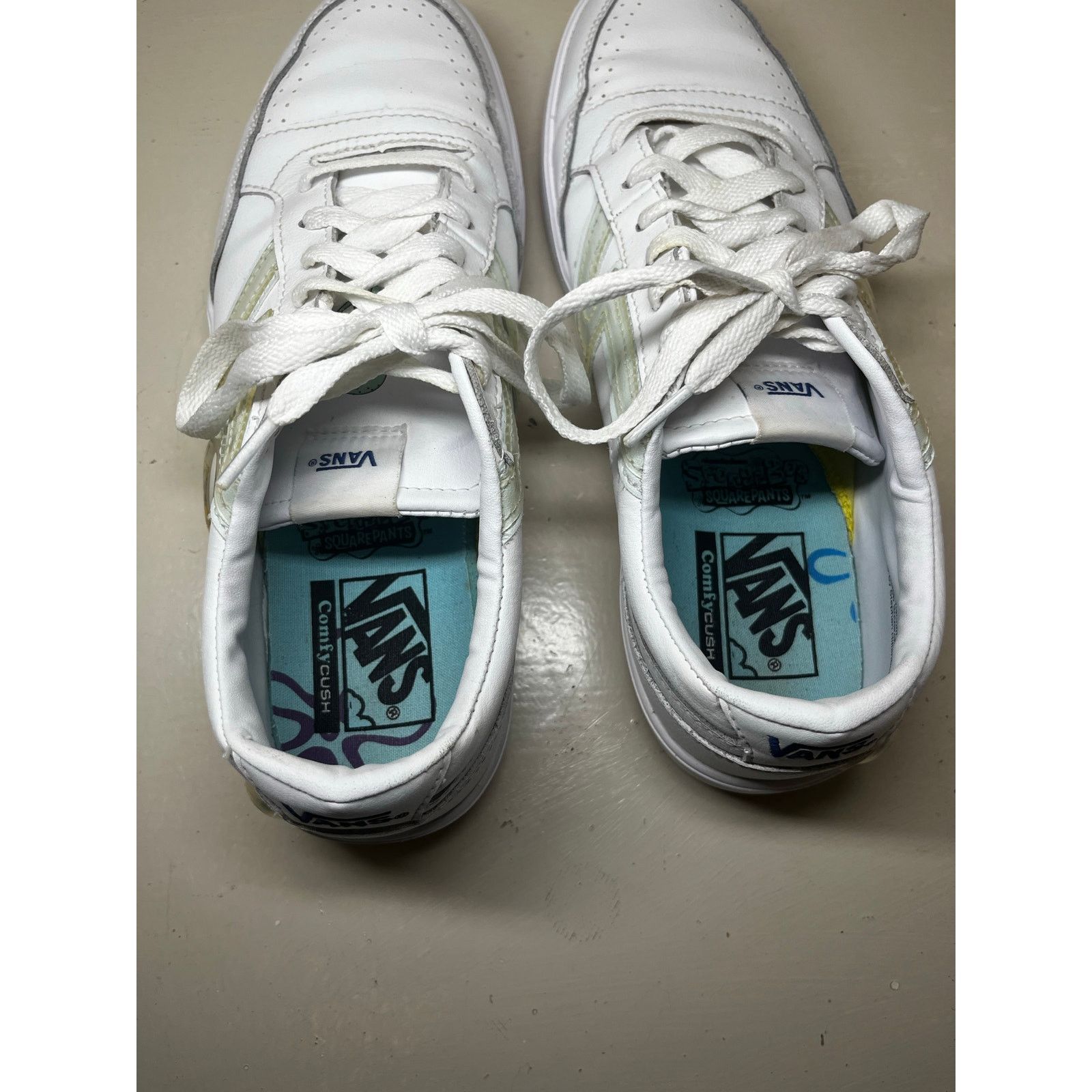 Vans VANS X SPONGE BOB LOW LAND COMFY CUSH BUBBLE Men's Athletic Size US 10.5 / EU 43-44 - 8 Thumbnail