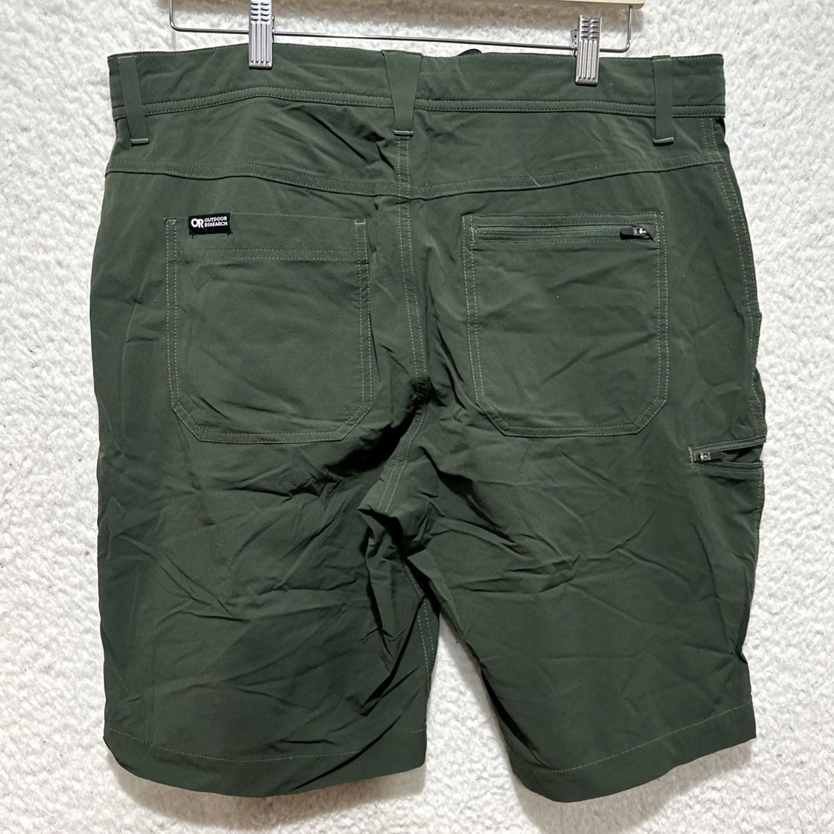 Outdoor Research Outdoor Research Cargo Shorts Men Size 36 Green Logo Stretch Cargo Pocket Casual Travel Hiking Outdoors Size US 36 / EU 52 - 2 Thumbnail