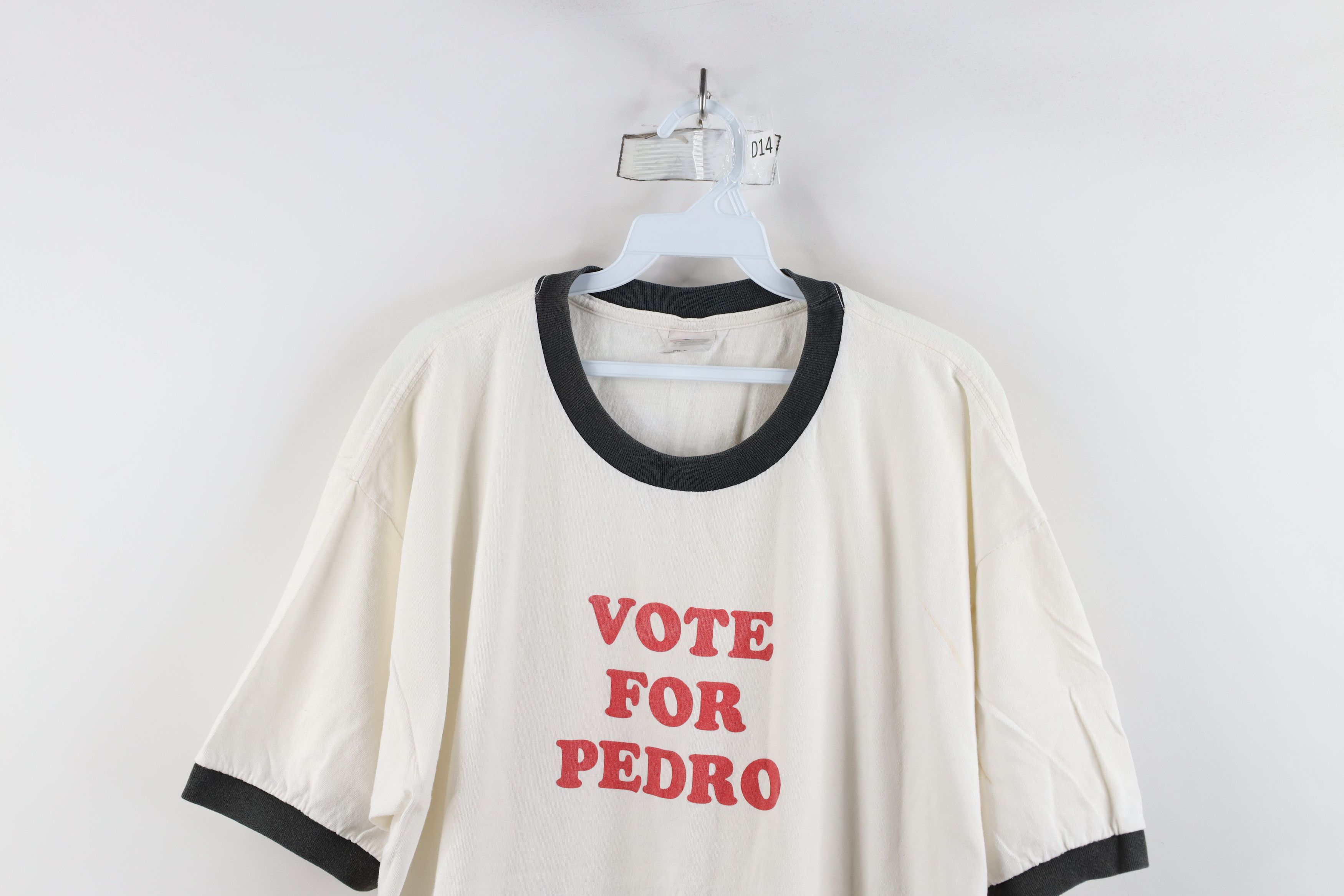 Vintage Vintage Y2K Napoleon Dynamite Vote For Pedro Ringer T-Shirt Size US XL / EU 56 / 4 - 2 Thumbnail