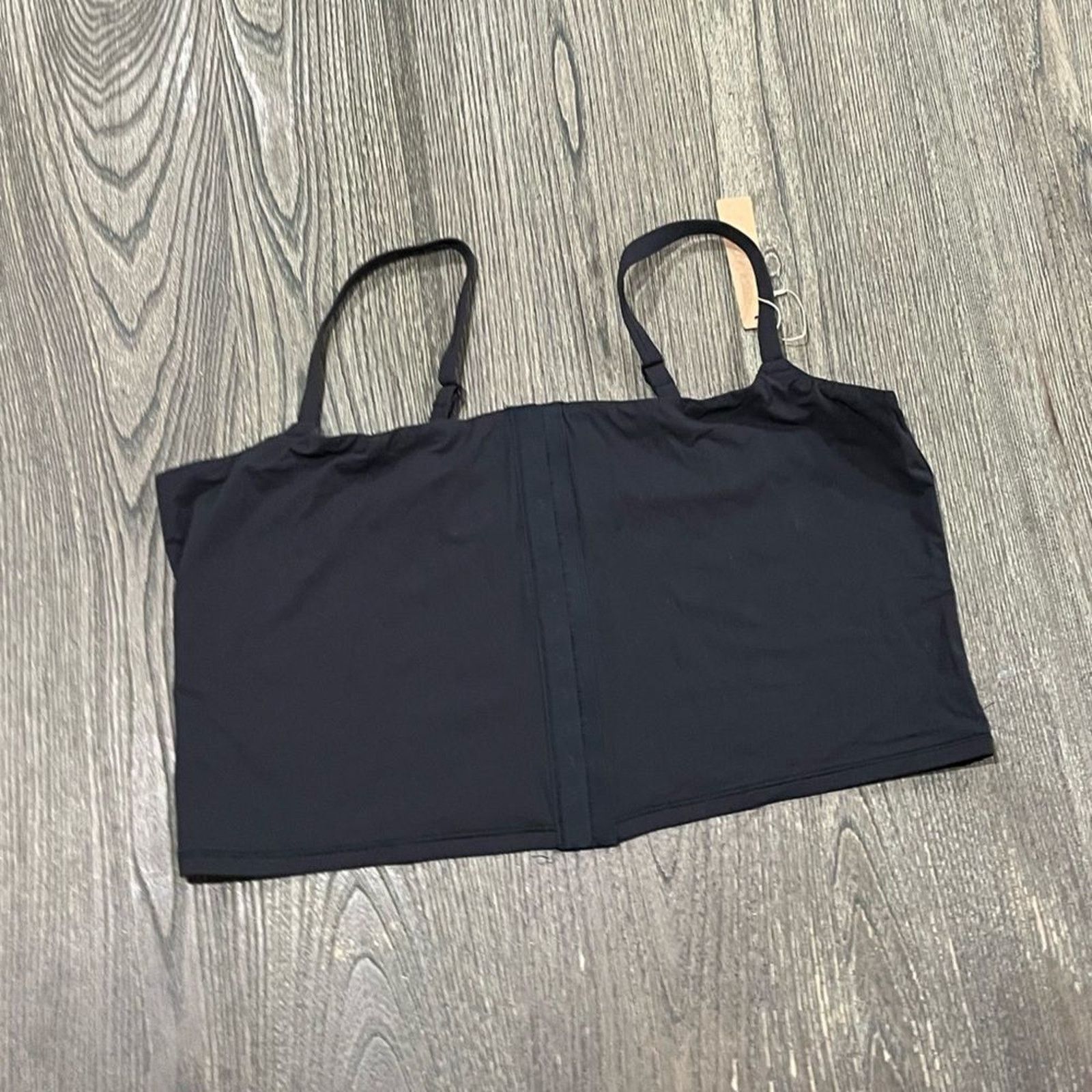 SKIMS NWT Skims Fits Everybody Adaptive Cami Crop Top Onyx 4X Size 4XL / US 24-26 - 1 Thumbnail
