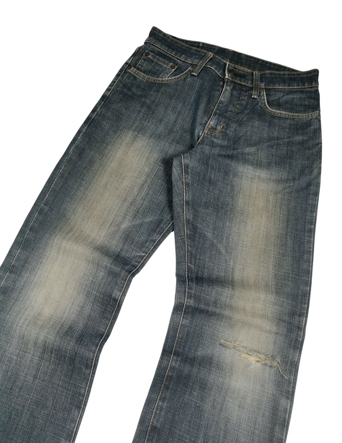 Japanese Brand Edwin distressed mudwash jeans Size US 30 / EU 46 - 1 Thumbnail