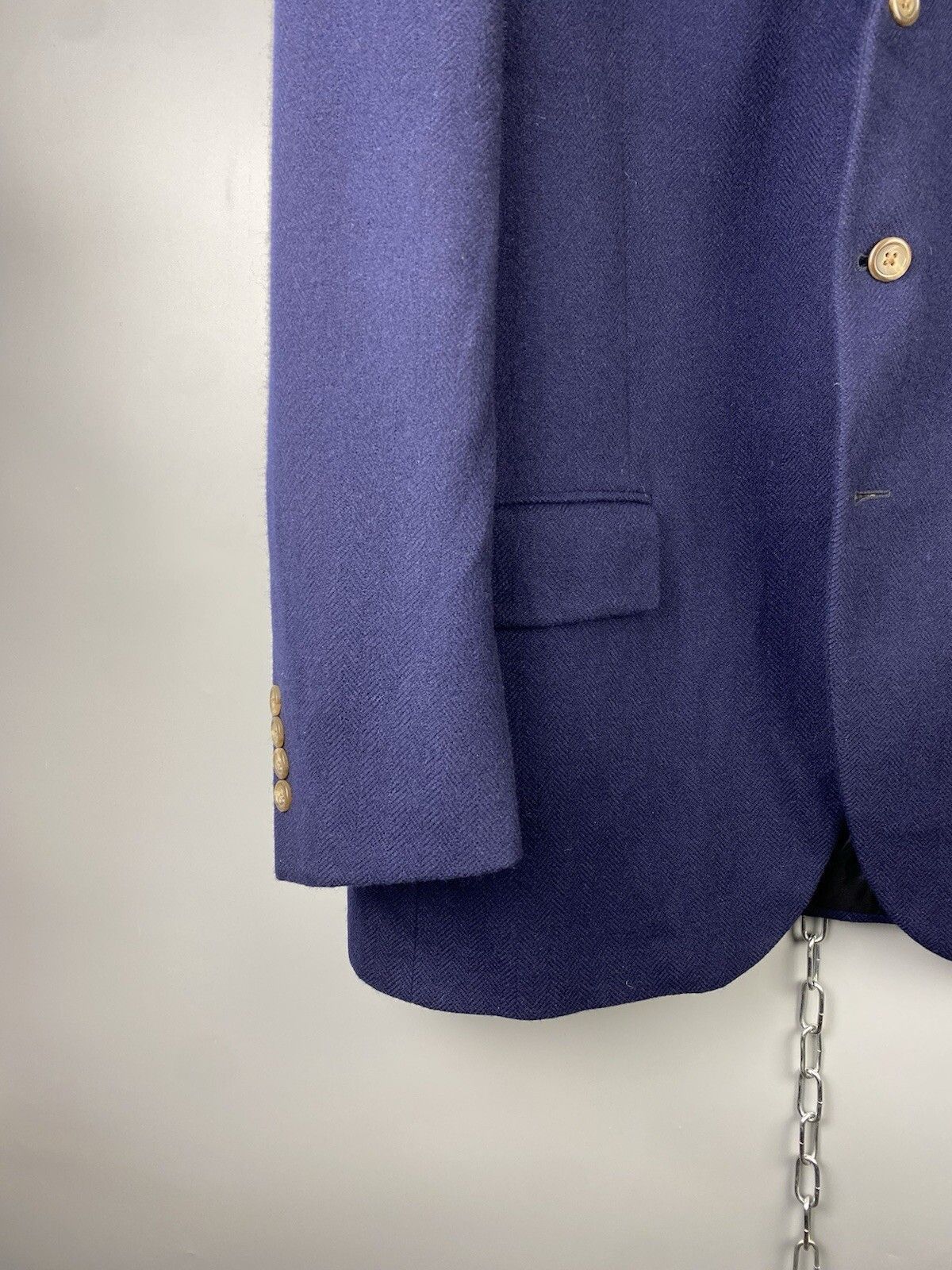 Polo Ralph Lauren Polo Ralph Lauren Cashmere Button Blazer Jacket Size 44R - 8 Thumbnail