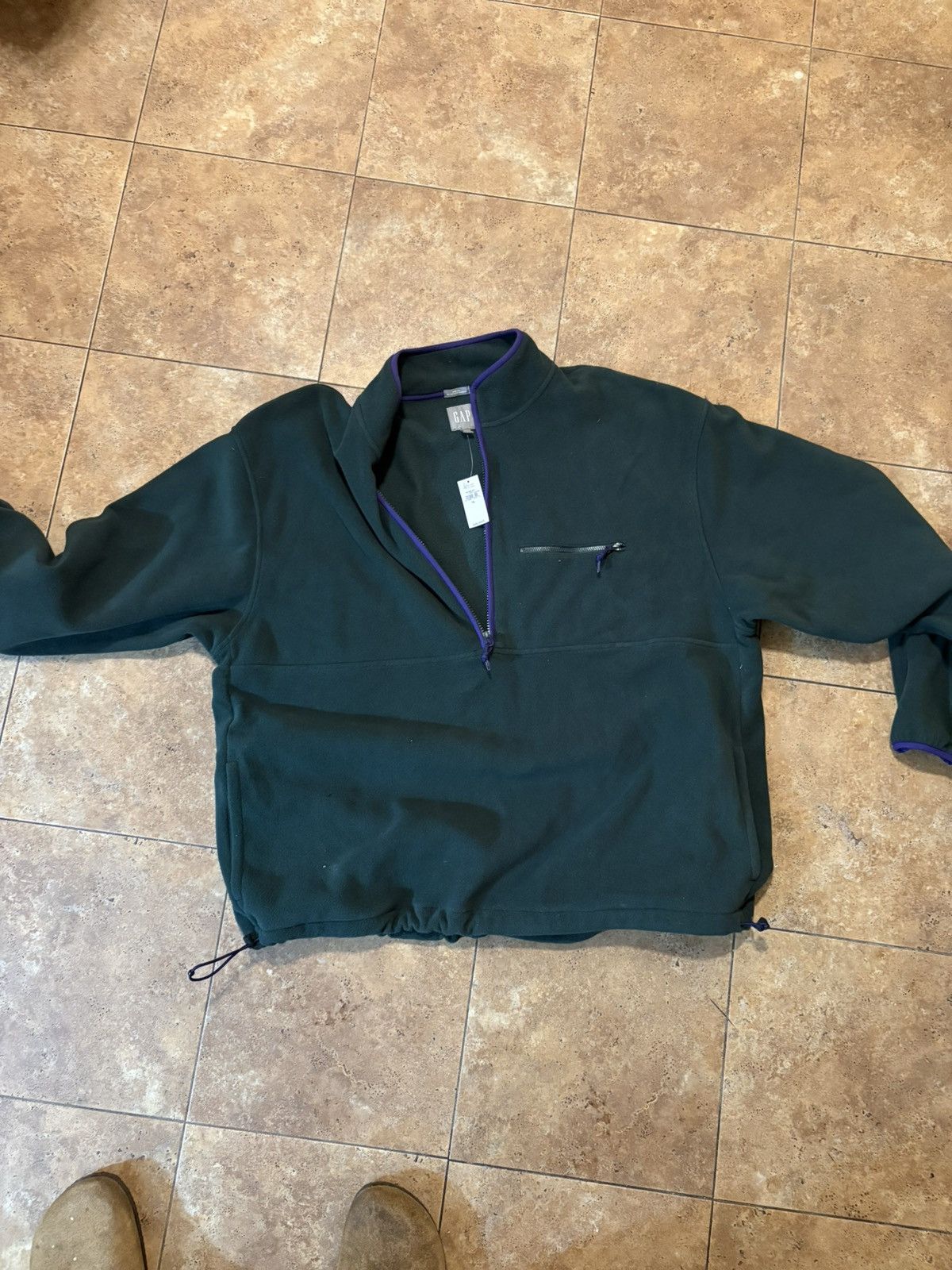 Gap Brand New Gap Polar Fleece Men’s XLarge Green/Purple Size US XL / EU 56 / 4 - 2 Thumbnail