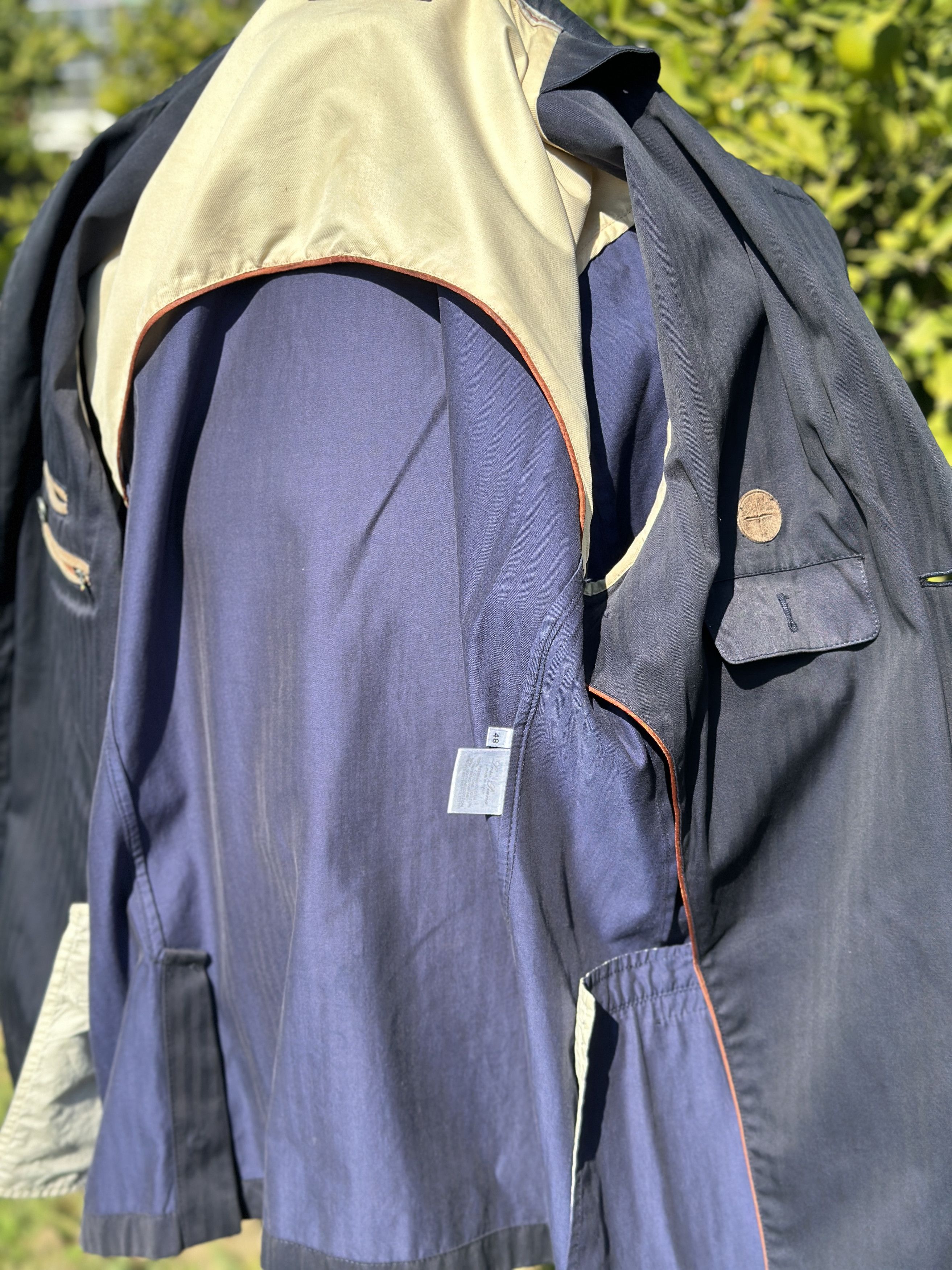 Loro Piana Loro Piana Unstructured Cotton Blend Blazer 3-Button Size 48 Size US M / EU 48-50 / 2 - 19 Thumbnail