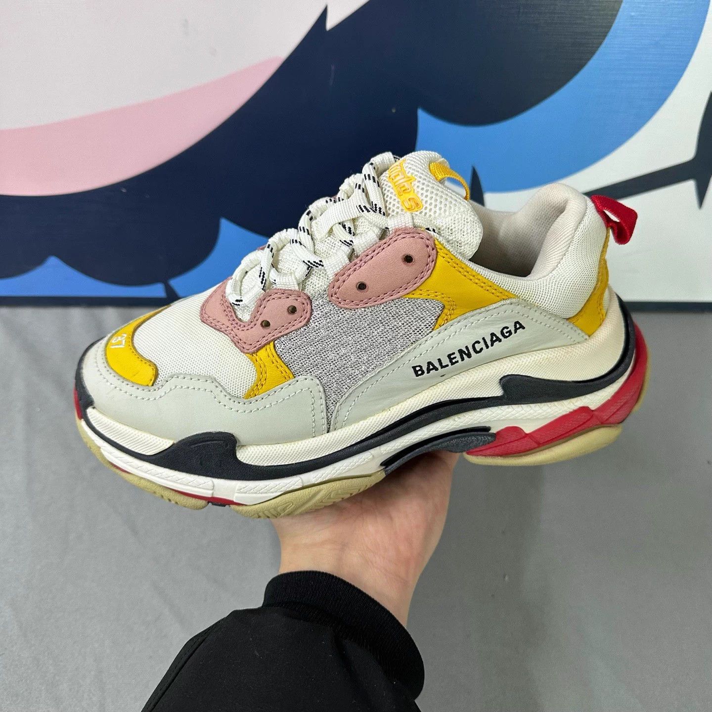 Balenciaga Balenciaga Triple S Mesh Washed Dad Shoe 37 Size US 6 / IT 36 - 7 Thumbnail