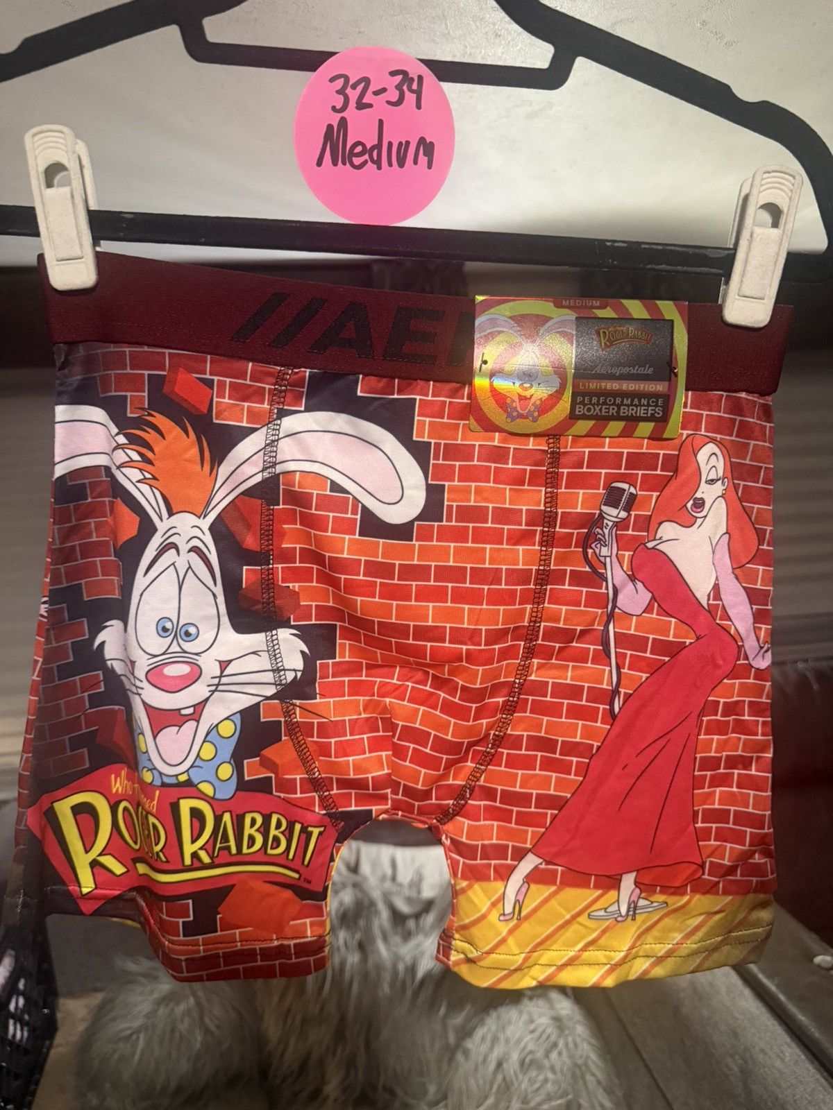 Aeropostale Aeropostale “Who Framed Roger Rabbit” Boxer Briefs Size 34 - 1 Thumbnail