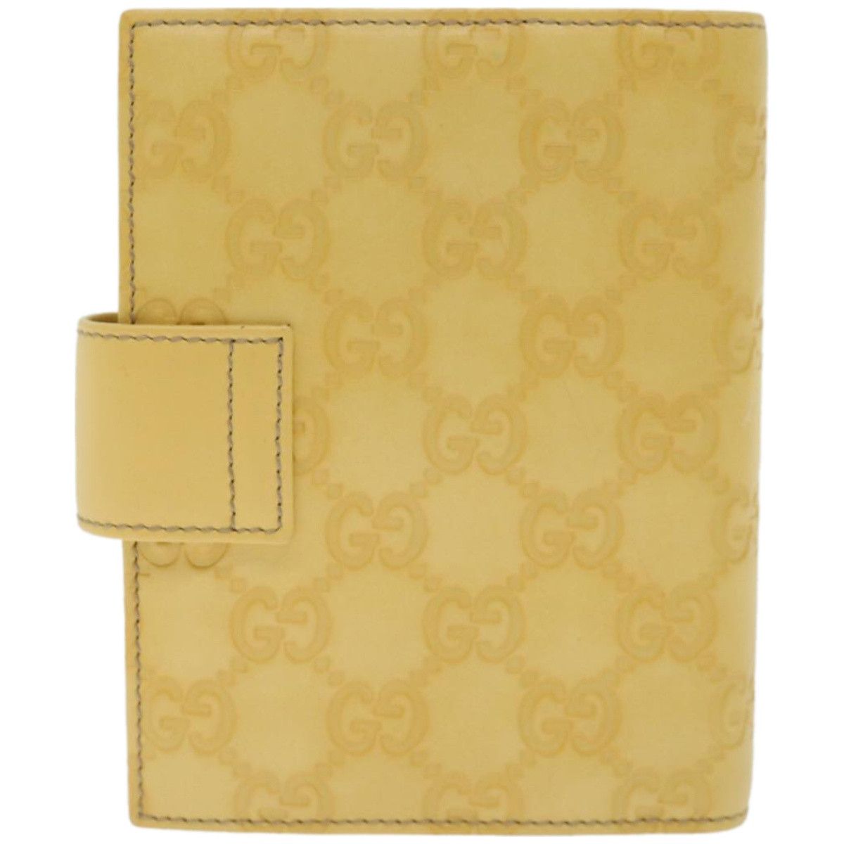 Gucci Couverture Agenda Yellow Leather Wallet (Pre-Owned) Size ONE SIZE - 1 Thumbnail