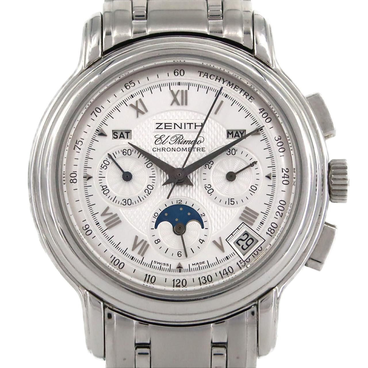 Zenith Zenith Chronomaster T Moonphase Stainless Steel Metal Automatic 02.0240.410/02.M241 DUTY FREE for USA