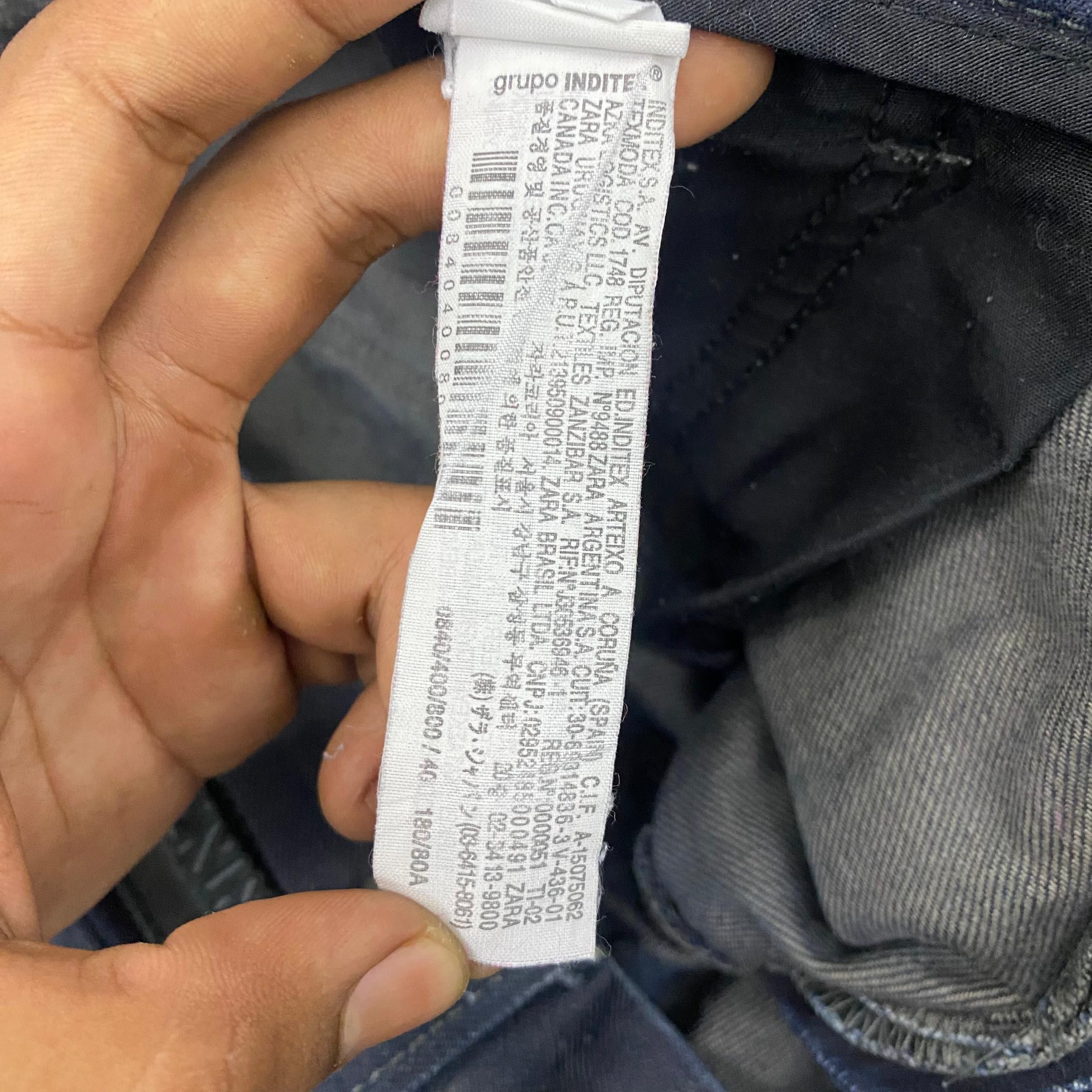 Zara 💥Best Offer💥Vintage Zara Distressed Denim Size US 31 - 16 Thumbnail