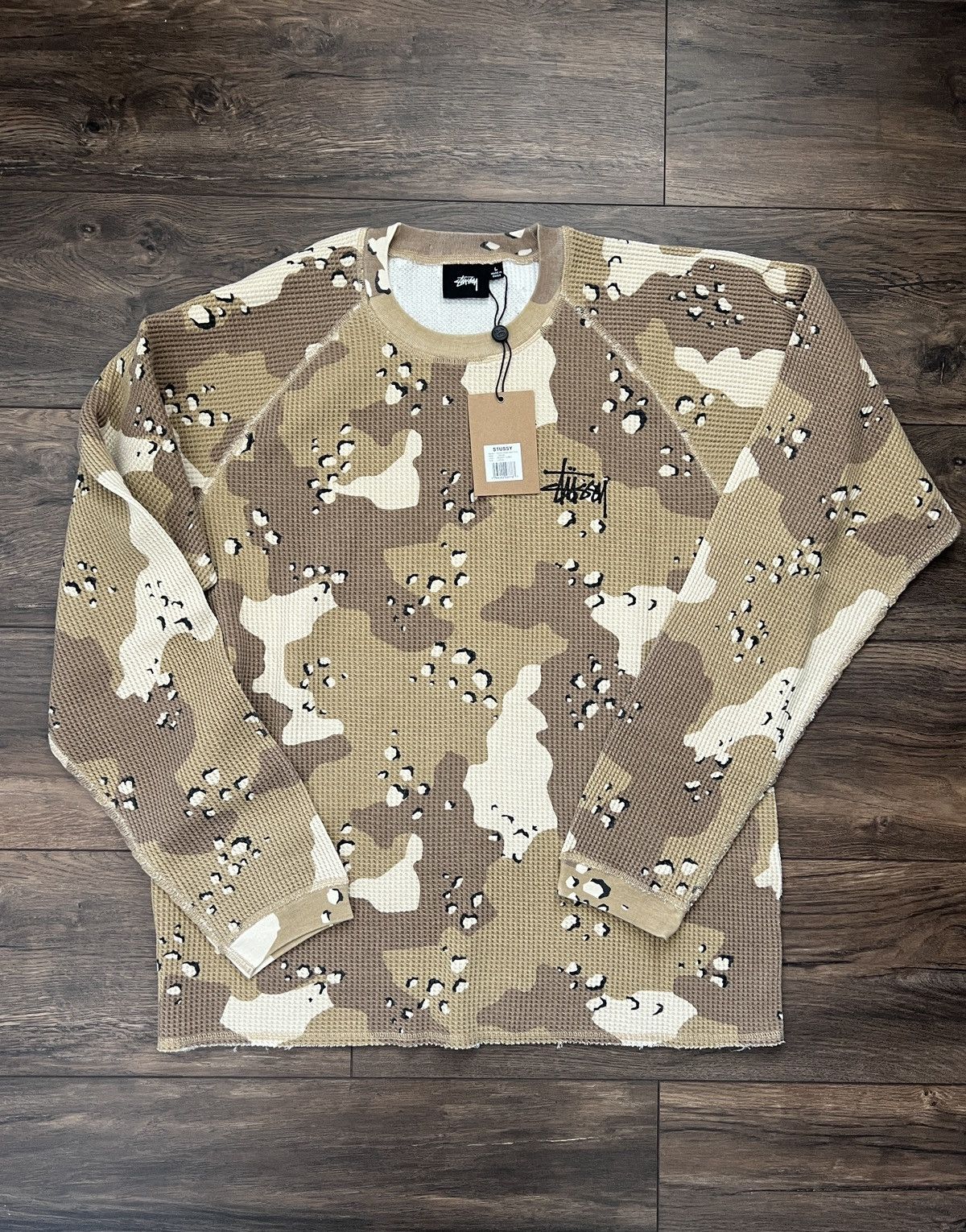 【Stussy】 Stussy Basic Stock Thermal LS T-Shirt Relic Camo Stussy Basic Stock L/S Thermal Relic Camo Men's - FW23 - US