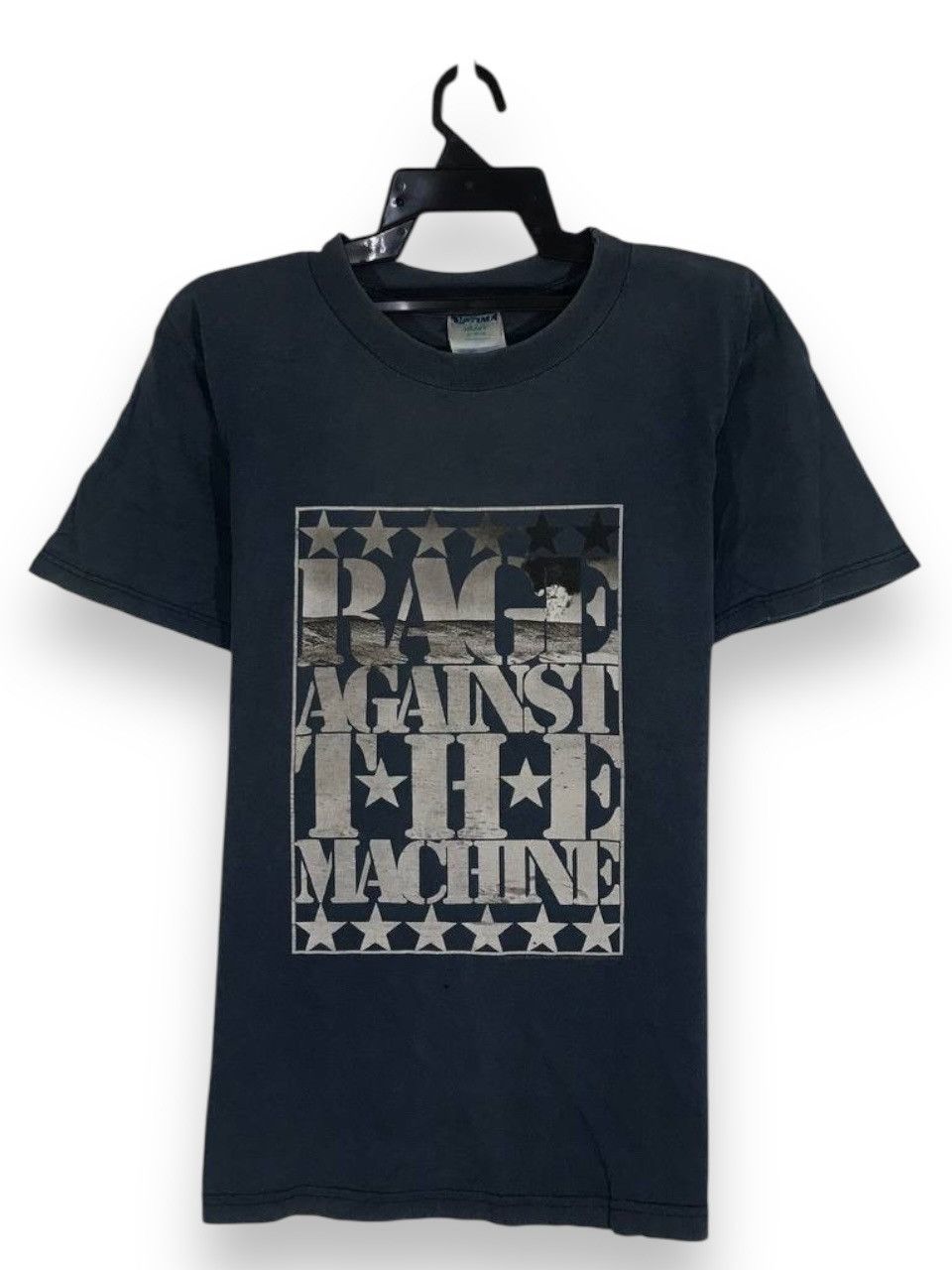 Band Tees Vintage rage against the machine star Size US XL / EU 56 / 4 - 1 Thumbnail