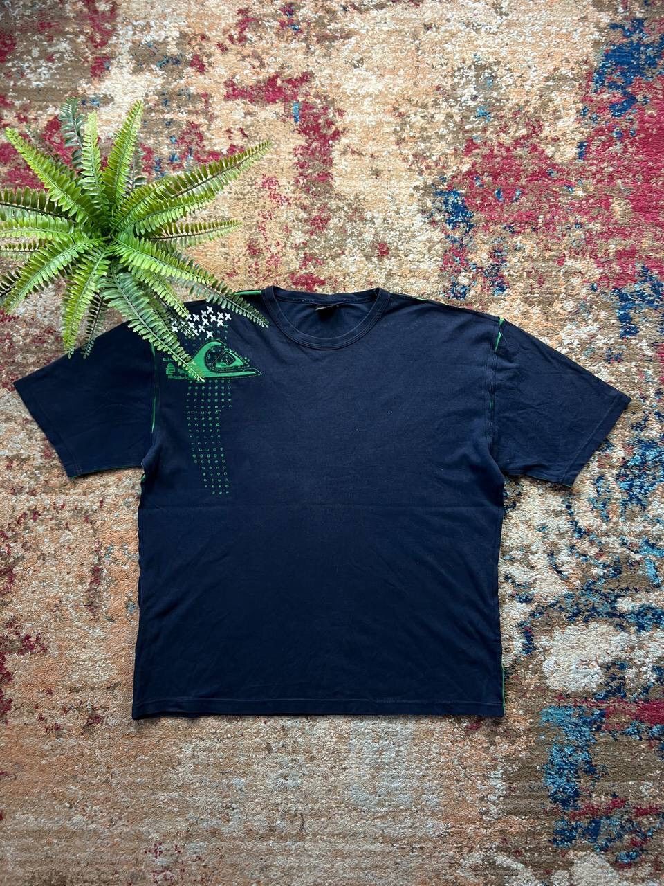 Quiksilver × Vintage 🫐 90’s QUIKSILVER RETRO BIG LOGO TEE Y2K Size US XL / EU 56 / 4 - 2 Thumbnail