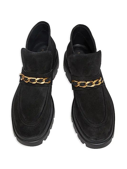 Stuart Weitzman os11x0326 Soluxe Hudson 50mm Suede Chukka Boots in Black Size US 6.5 / IT 36.5 - 4 Thumbnail