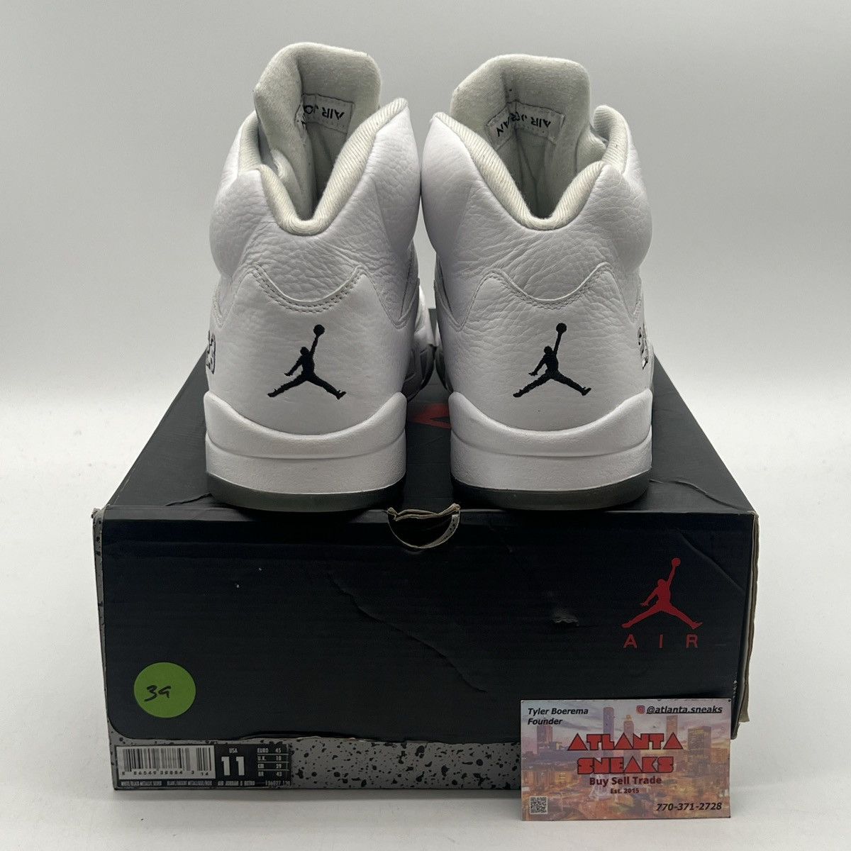 Jordan Brand Air Jordan 5 metallic white Size US 11 / EU 44 - 3 Thumbnail