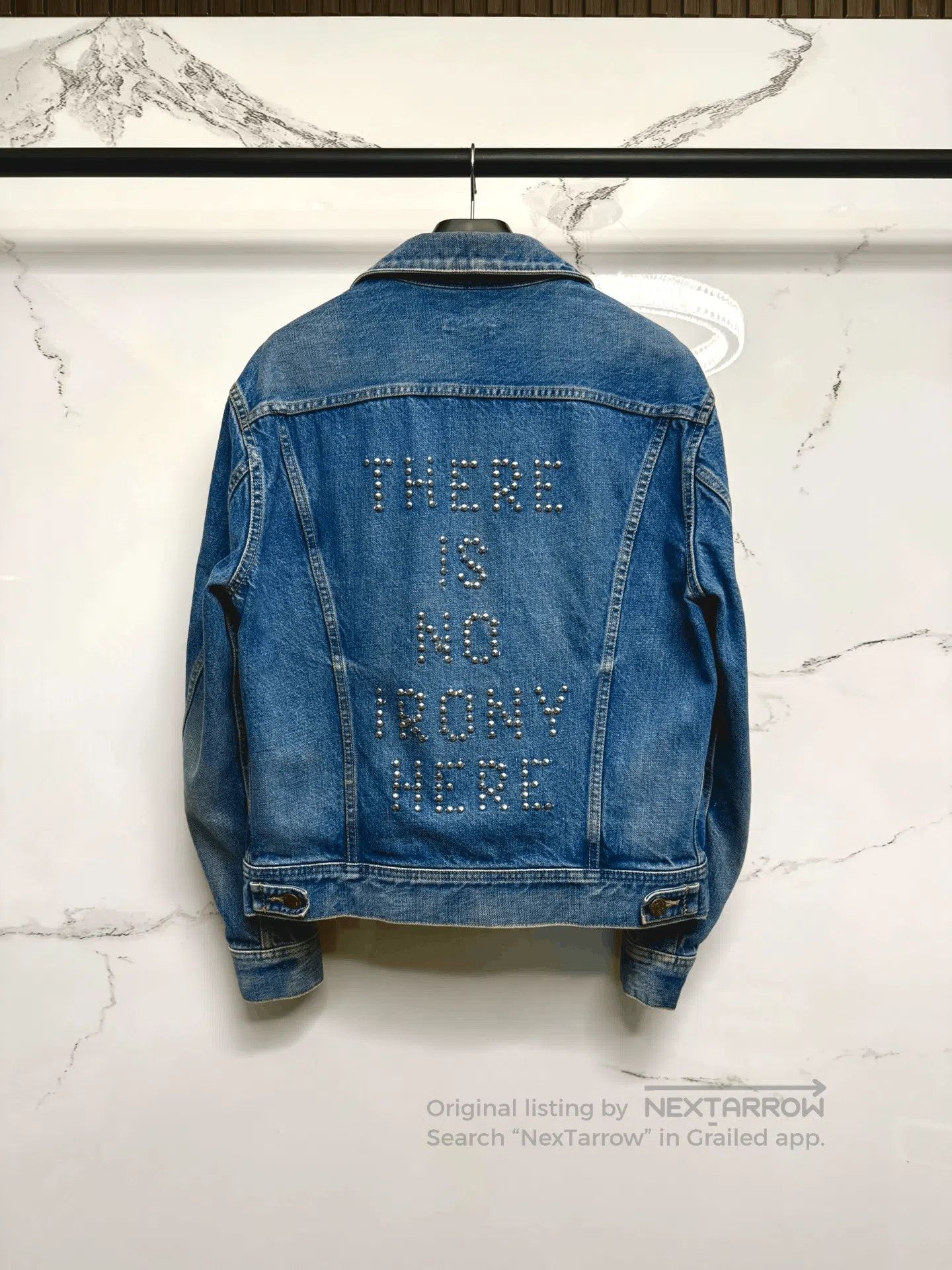 Celine celine studded denim jacket 20ss. Size S / US 4 / IT 40 - 1 Thumbnail
