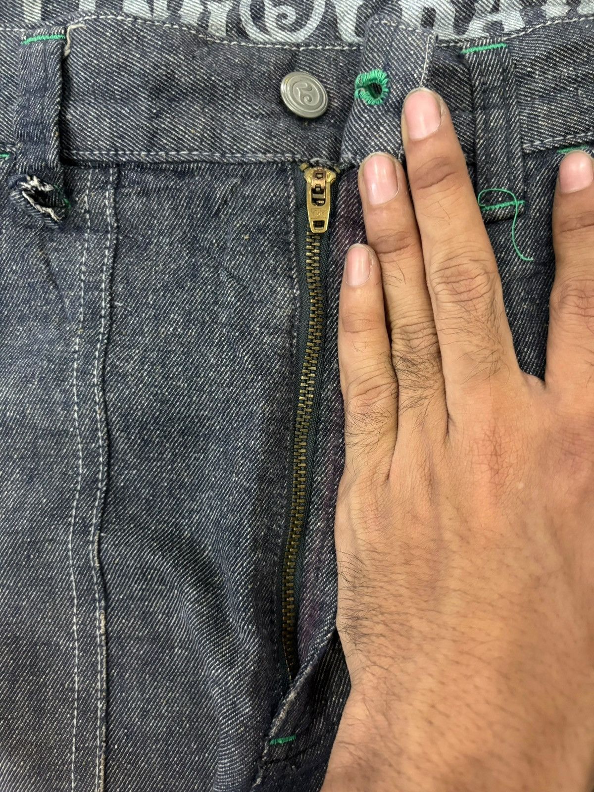 Japanese Brand Vintage Japanese Brand Distressed Baggy Baker Pants Jeans Size US 34 / EU 50 - 3 Thumbnail