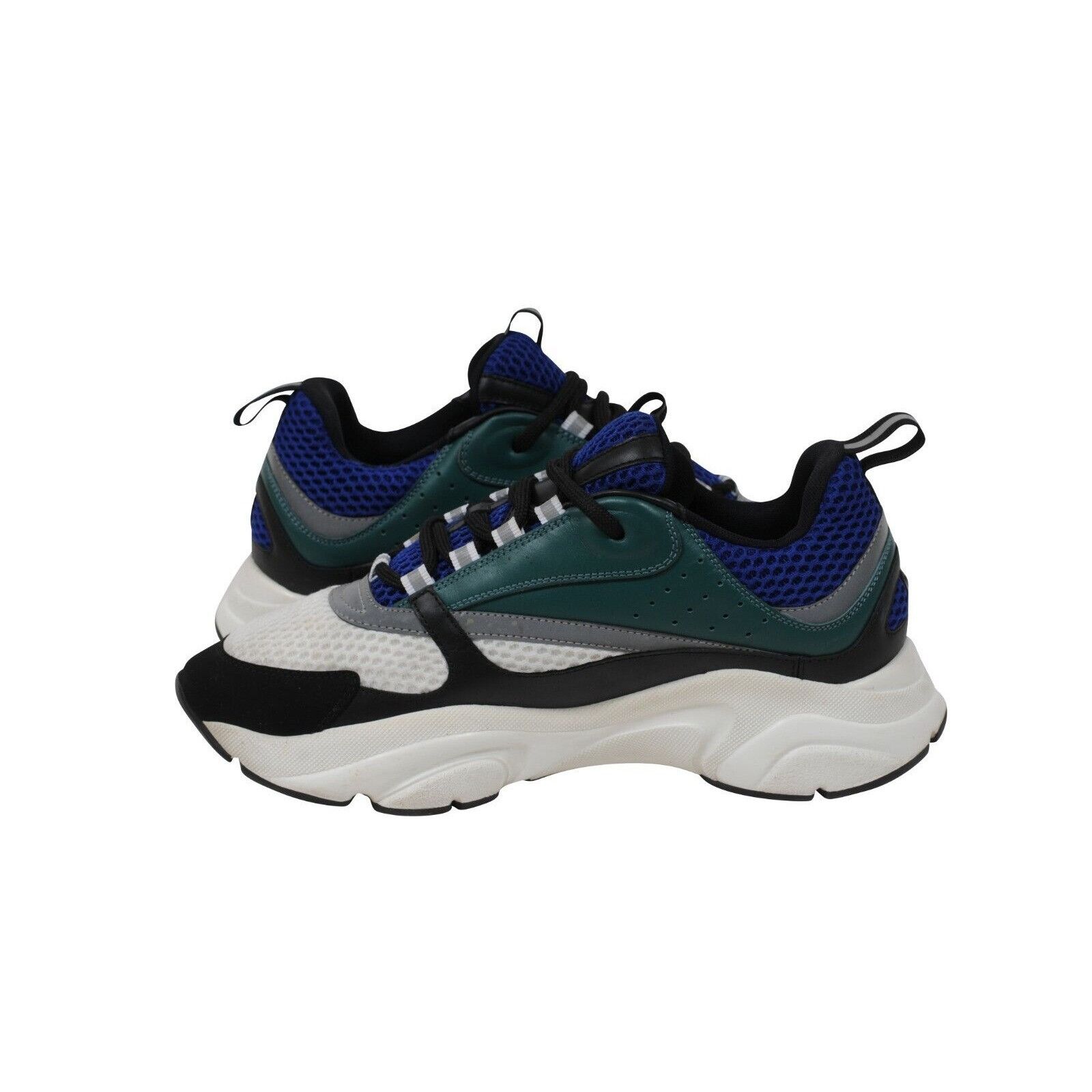 Dior B22 Sneakers White Blue Black Green - 02053 Size US 8 / EU 41 - 9 Thumbnail