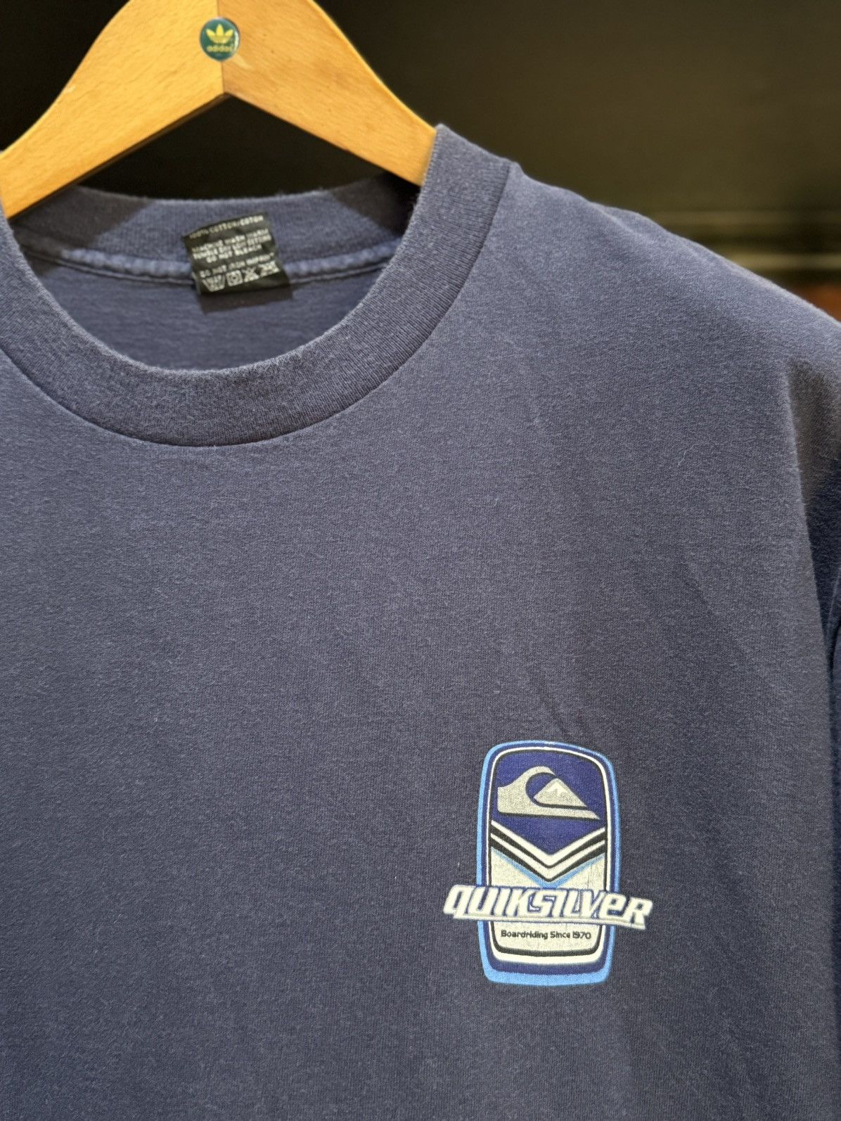 Quiksilver Vintage 90s Quiksilver Boardriding Surfing Faded Tee Size US XL / EU 56 / 4 - 4 Thumbnail