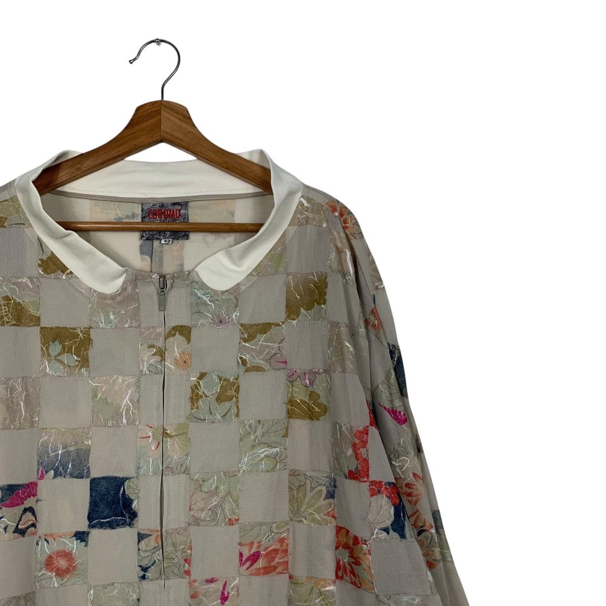 Japanese Brand COROMO by Deco Sugai Checked Light Jacket #1690-C75 Size L / US 10 / IT 46 - 5 Thumbnail