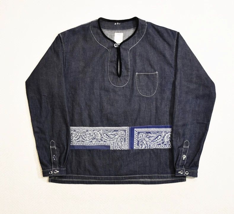 Visvim Visvim Border Tunic P.O. Cashew flower shirt | Grailed
