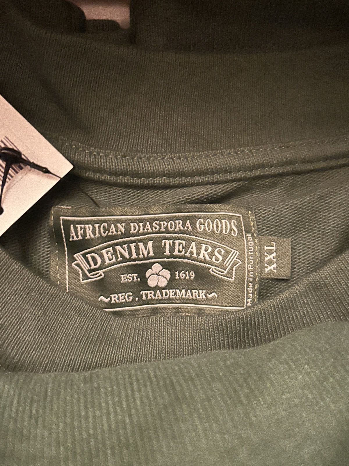 Denim Tears Long Sleeve Cotton Wreath Tee