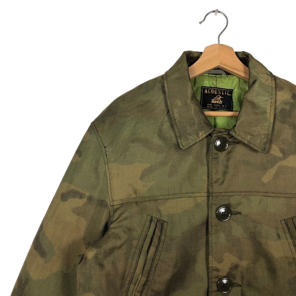 Vintage 🔥50’s Vintage Made in USA Acoustic Camo Inspector Chore Size US L / EU 52-54 / 3 - 7 Thumbnail