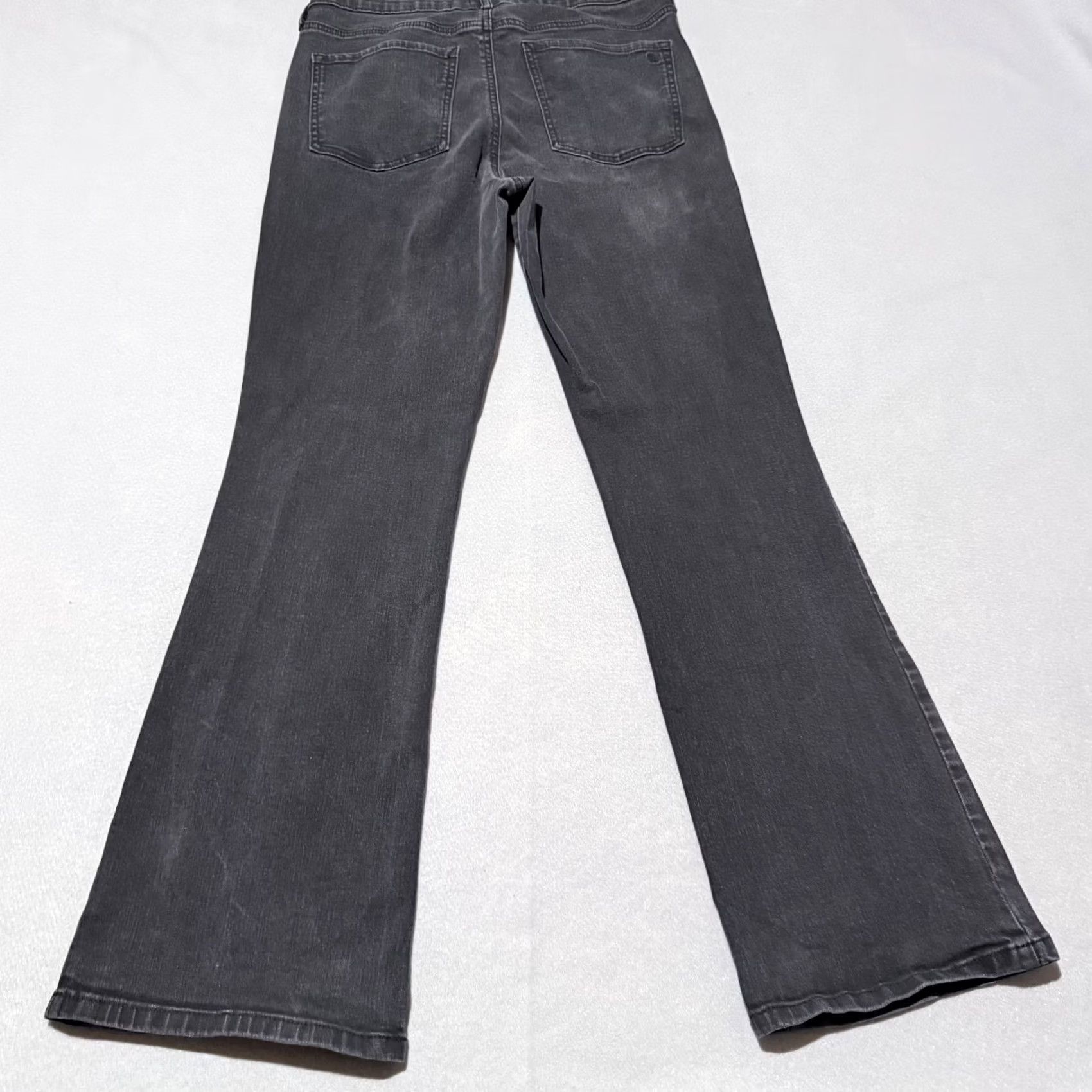 Jessica Simpson Jessica Simpson Denim Jeans Black Medium-Wash Zip-Fly Straight-Leg - 10 Women Jeans Size 32" / US 10 / IT 46 - 5 Thumbnail