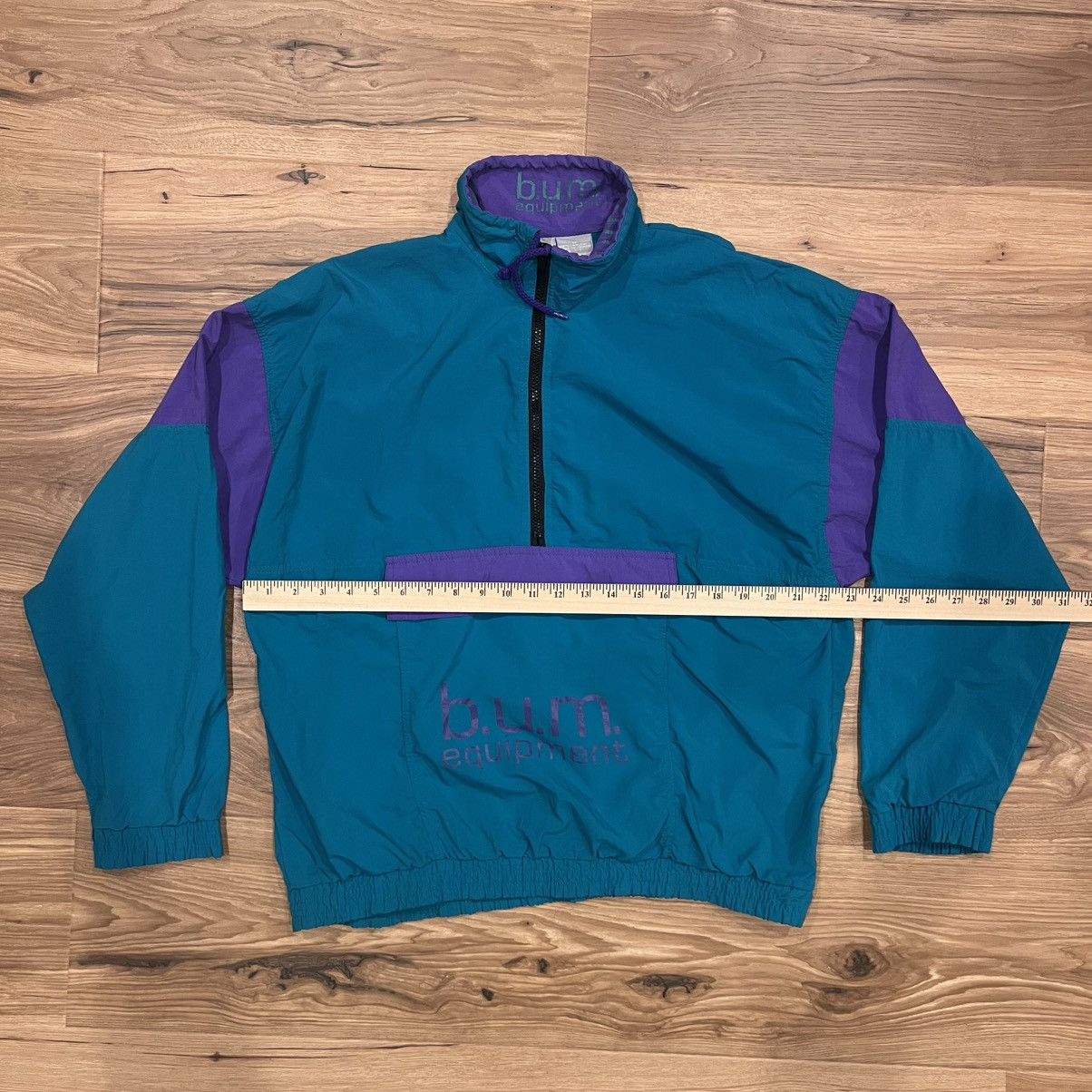 B.U.M Equipment Vintage B.U.M. Equipment Pullover Jacket Blue Purple Medium Size US M / EU 48-50 / 2 - 7 Thumbnail