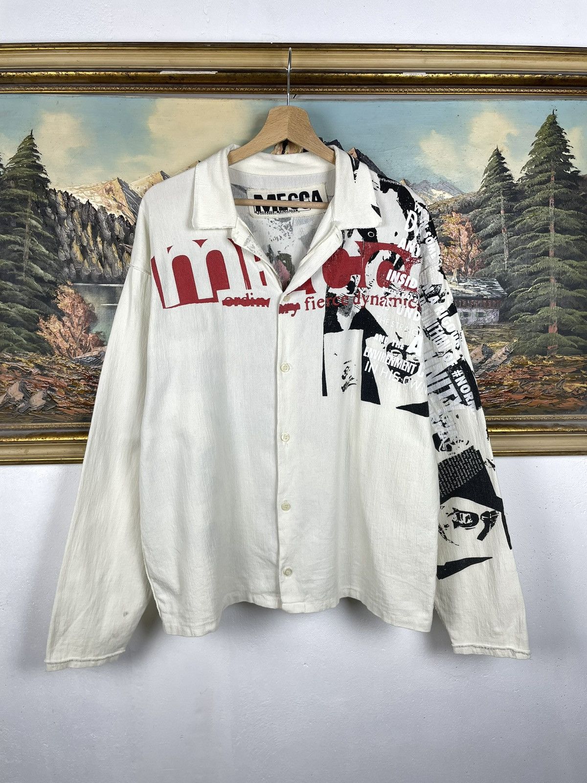 Affliction Affliction Avant Garde Y2k Vintage Shirt Cyber Opium Swag Size US XL / EU 56 / 4 - 1 Thumbnail