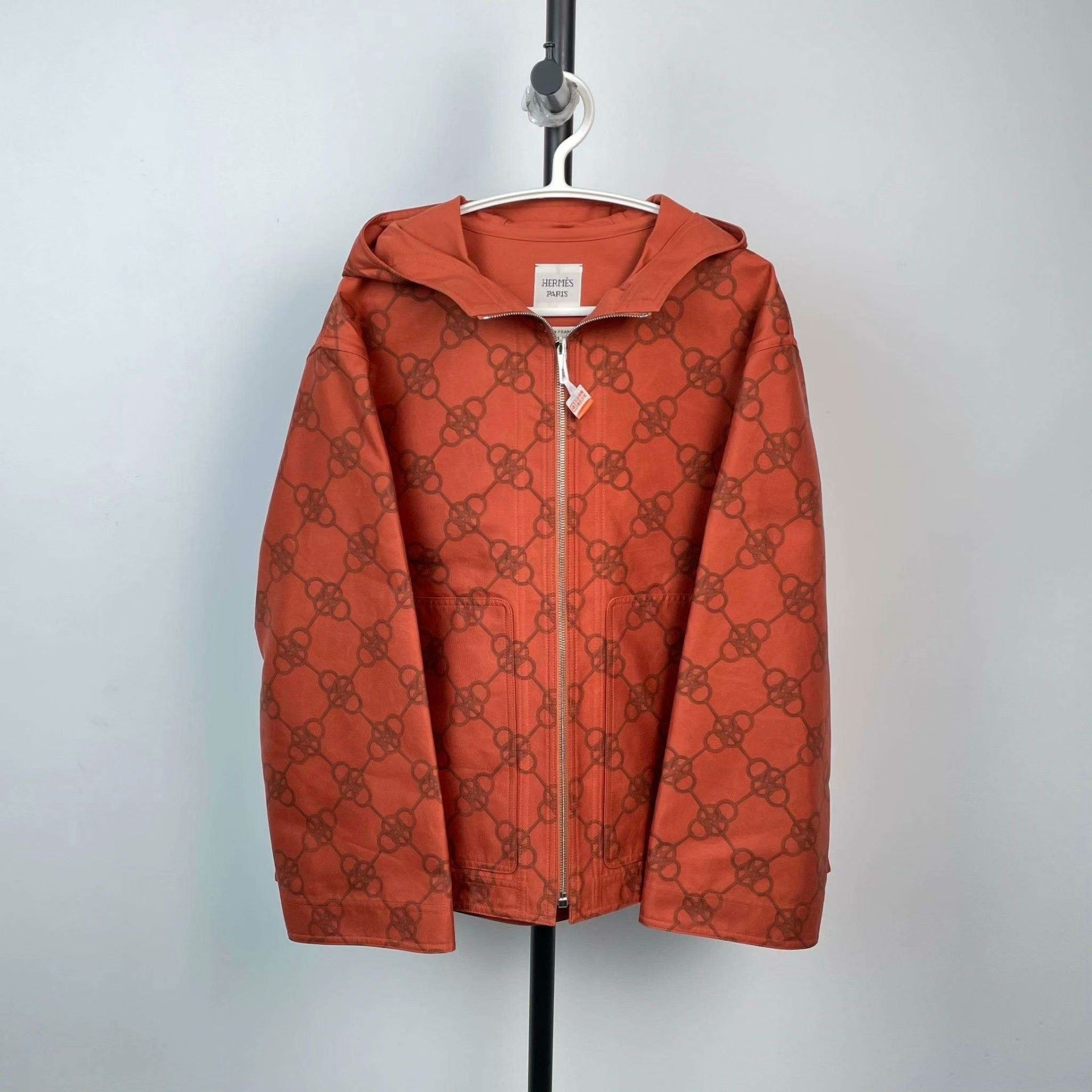 Hermes Hermes Orange Jacket 36 Women Size S / US 4 / IT 40 - 1 Thumbnail