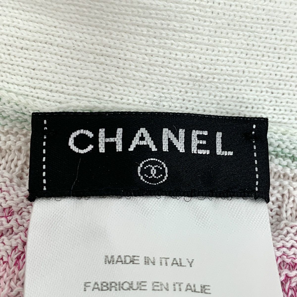 Chanel Chanel Colorblocked Striped Cotton Drop Shoulder Knit Dress Size XS / US 0-2 / IT 36-38 - 6 Thumbnail